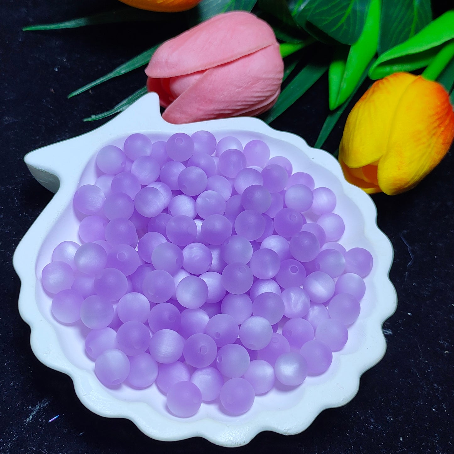 8mm&10mm brushed matt frosted cats eyeround resin beads 50pcs per bag for DIYbracelet&keychain&car hanger material
