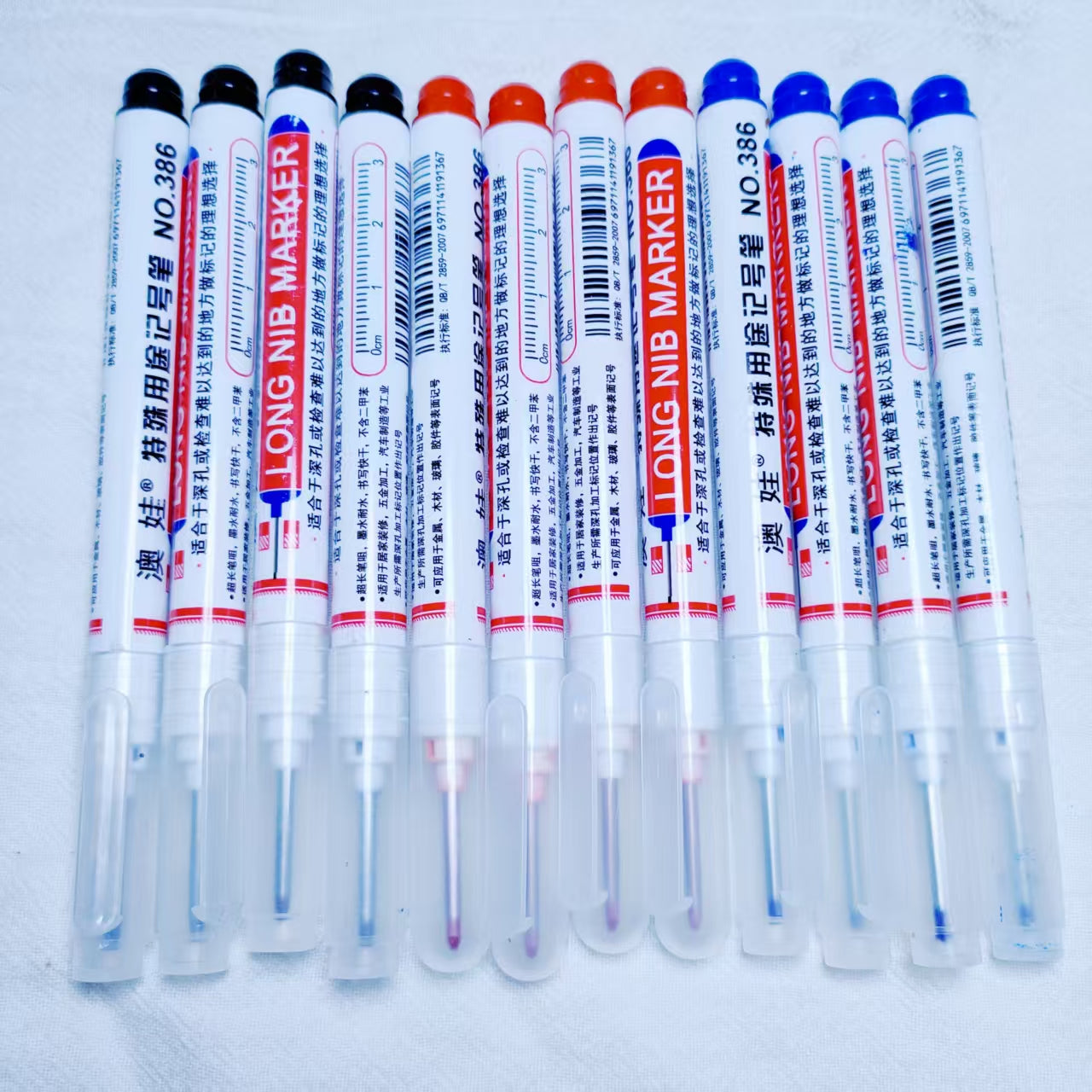 Long tipped marker pens&woodworkingpens&deep-mouthed tile marker pens&extended special oil-based marker pens&bathroom installation pens
