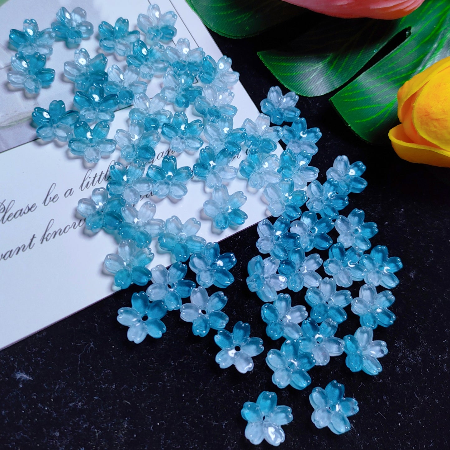 10mm K9 cerystal glass cherry flower &50pcsper bag for DIY braclelet& keychain&hair pin &car hanger material