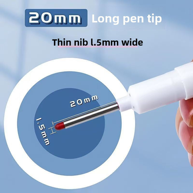 Long tipped marker pens&woodworkingpens&deep-mouthed tile marker pens&extended special oil-based marker pens&bathroom installation pens