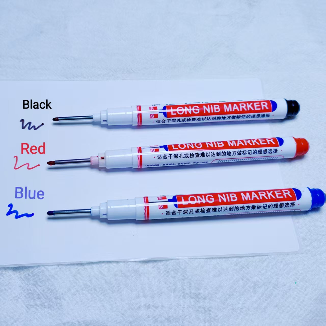 Long tipped marker pens&woodworkingpens&deep-mouthed tile marker pens&extended special oil-based marker pens&bathroom installation pens