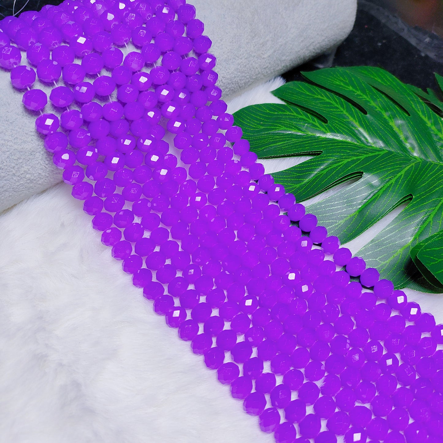 8mm K9 crystal glass flat beads 60pcs perstrand for DIY bracelet & necklace & keychain accessories