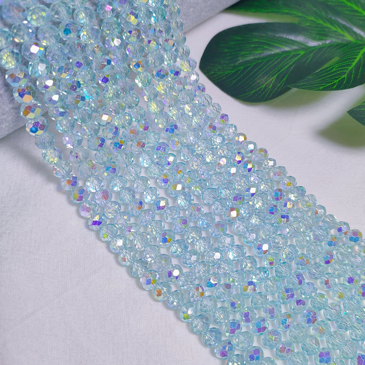 6mm K9 crystal glass flat beads 80pcs perstrand for DIY bracelet & necklace & keychain accessories