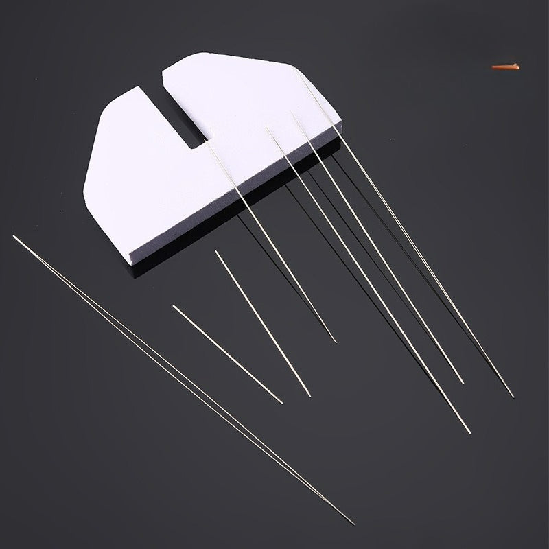Diy beading tool for necklace making - open-end beading needle for jewelry accessories