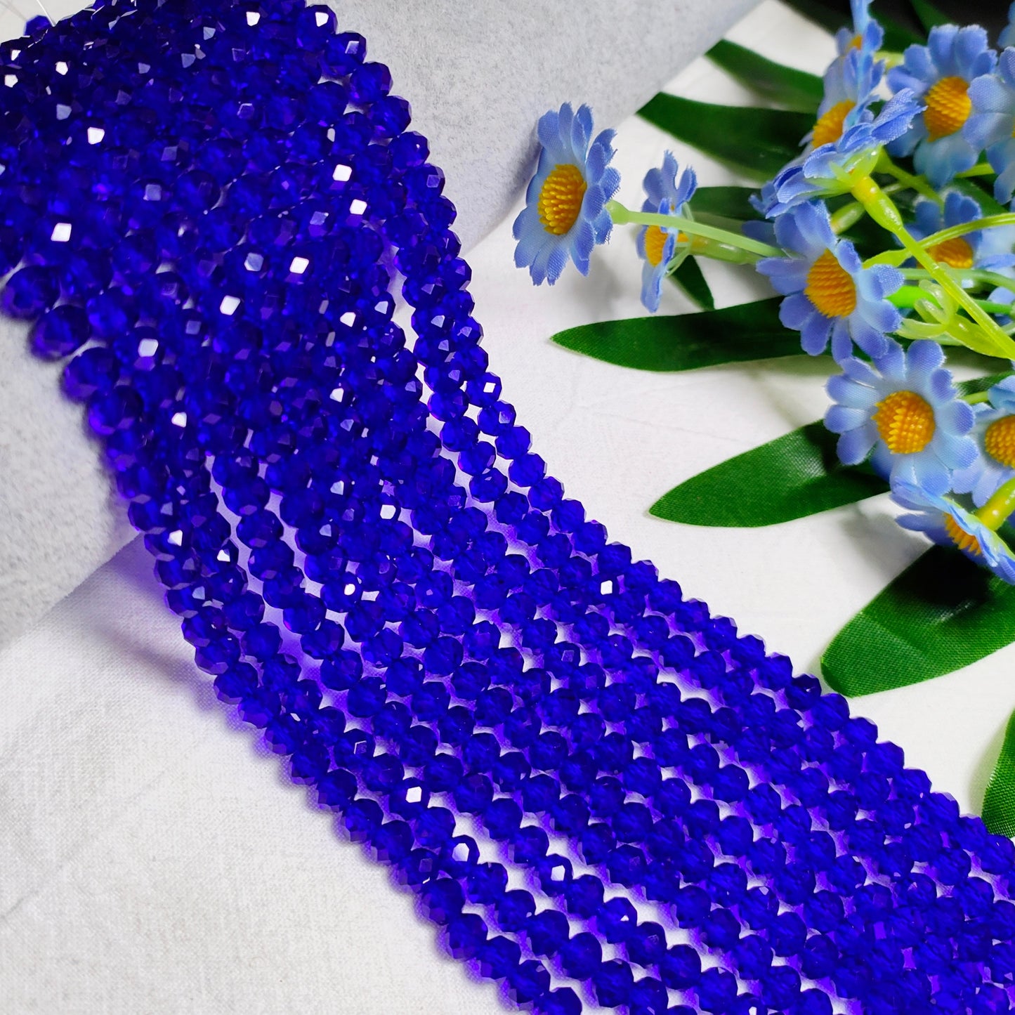 8mm K9 crystal glass flat beads 60pcs perstrand for DIY bracelet & necklace & keychain accessories