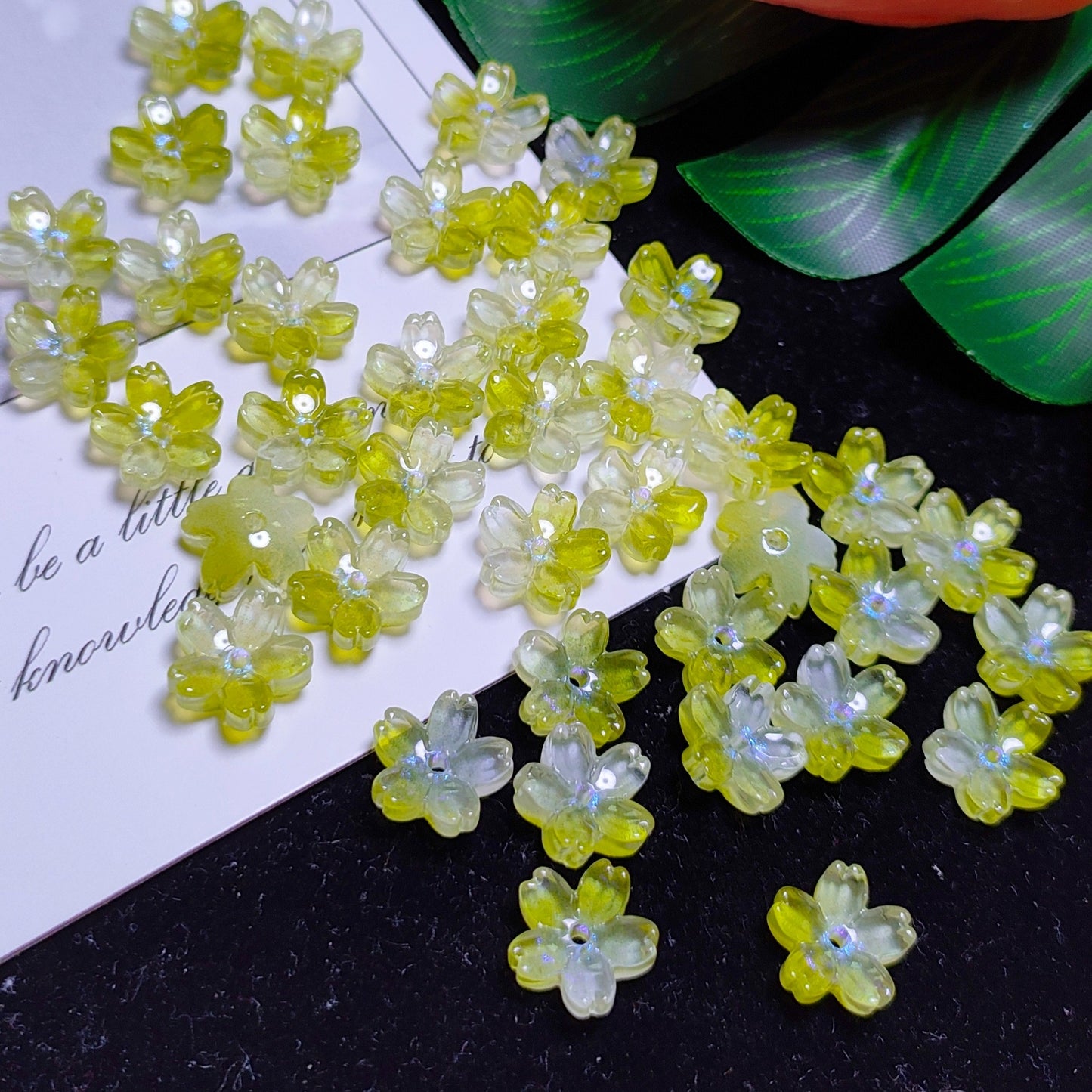 10mm K9 cerystal glass cherry flower &50pcsper bag for DIY braclelet& keychain&hair pin &car hanger material