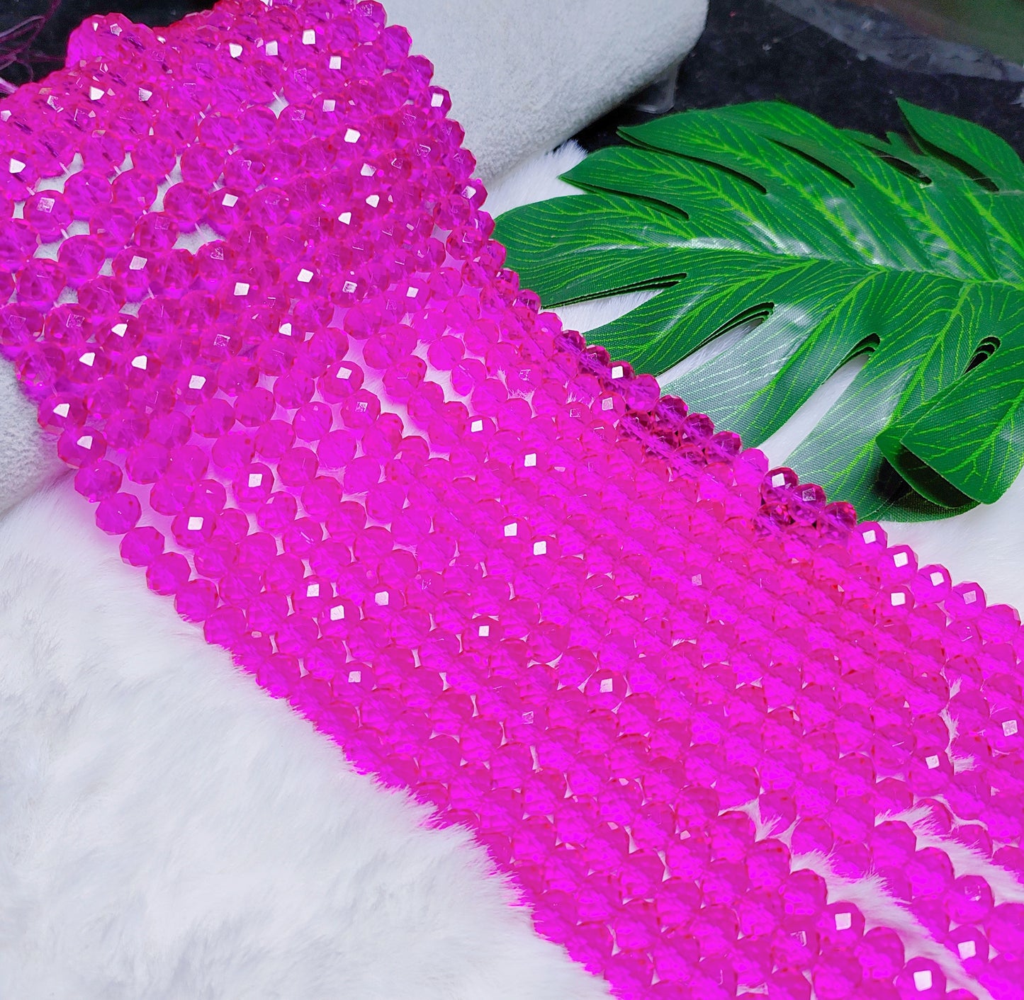 8mm K9 crystal glass flat beads 60pcs perstrand for DIY bracelet & necklace & keychain accessories