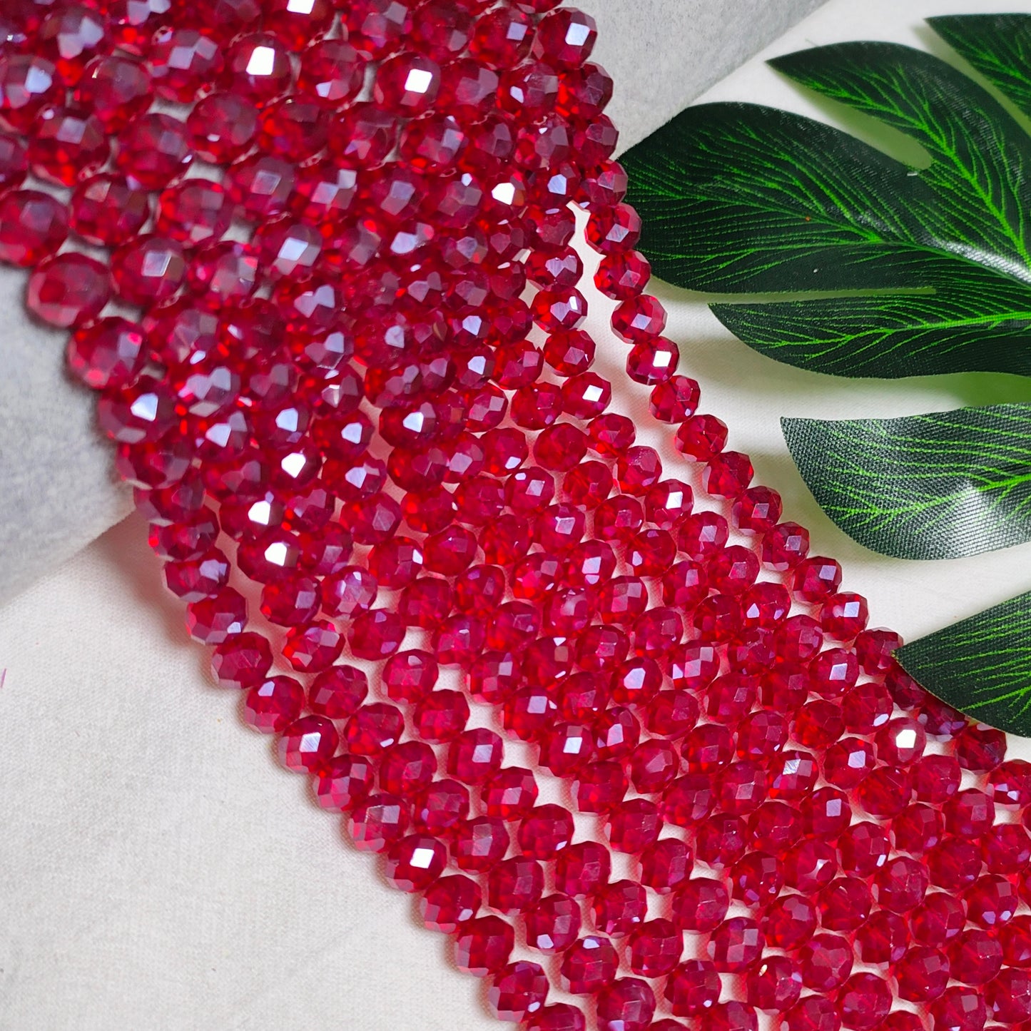 8mm K9 crystal glass flat beads 60pcs perstrand for DIY bracelet & necklace & keychain accessories