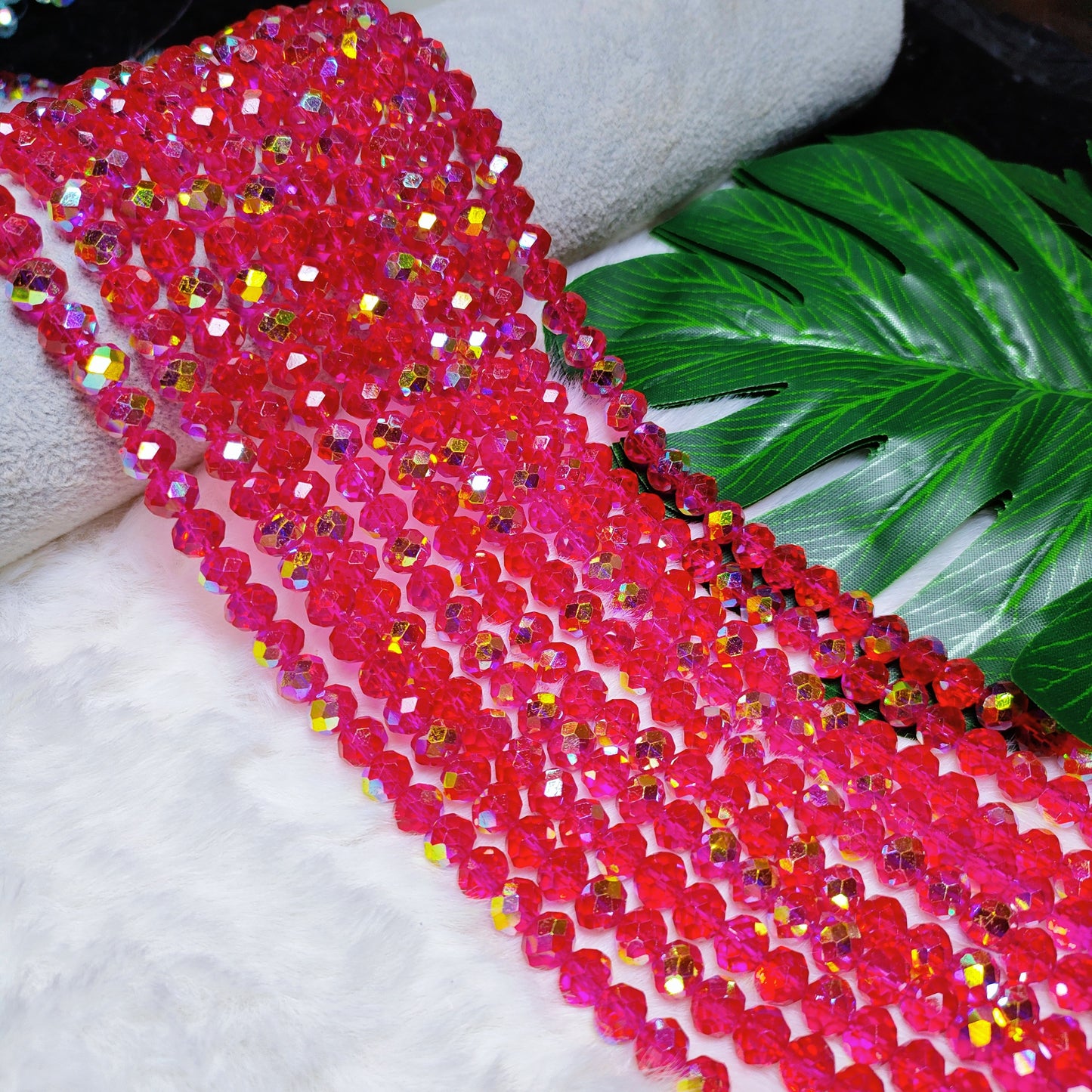 6mm K9 crystal glass flat beads 80pcs perstrand for DIY bracelet & necklace & keychain accessories