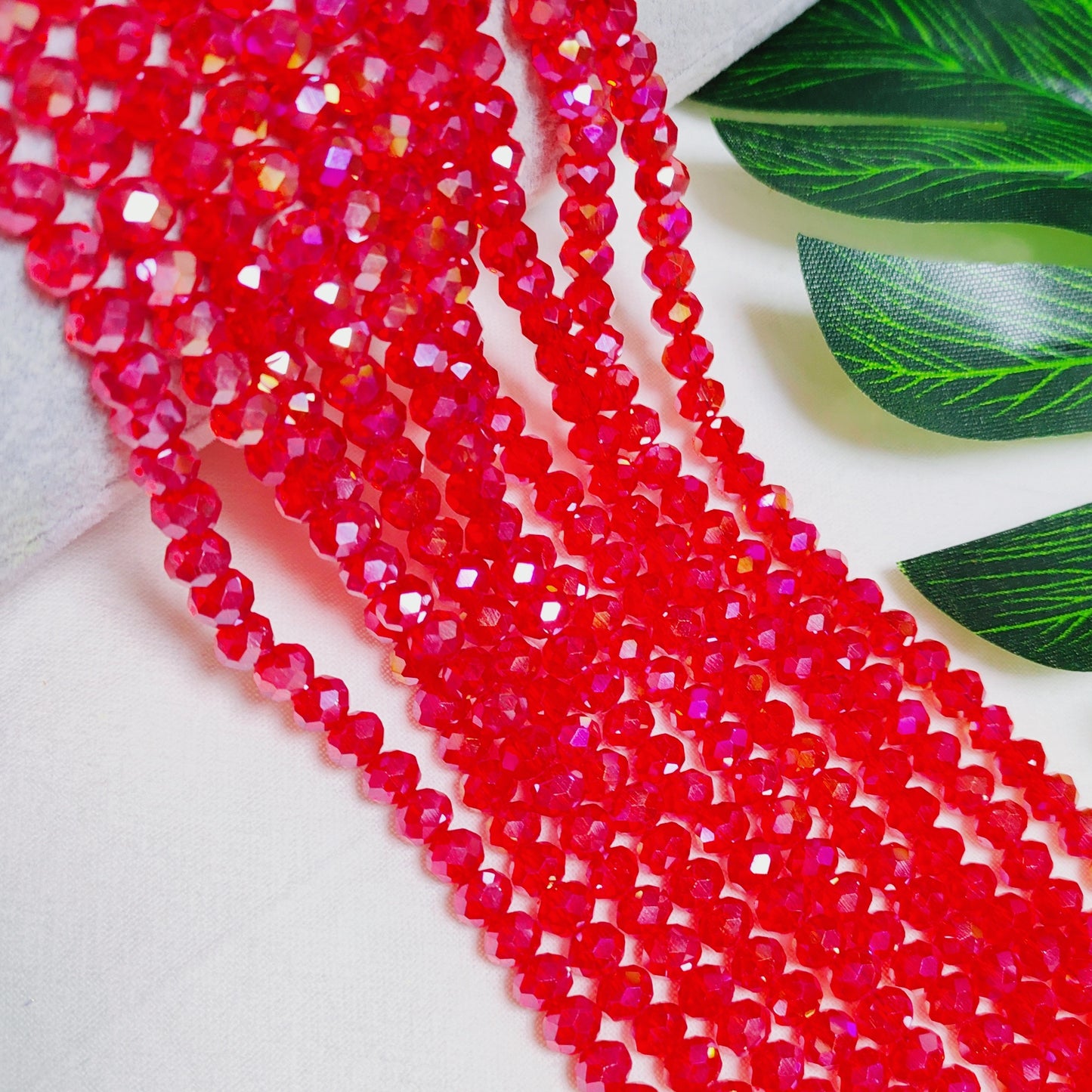 6mm K9 crystal glass flat beads 80pcs perstrand for DIY bracelet & necklace & keychain accessories