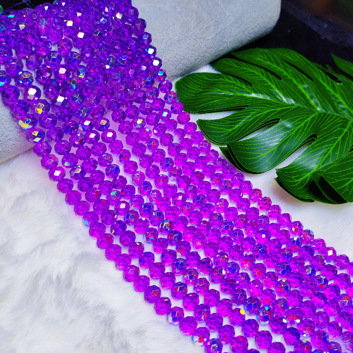 6mm K9 crystal glass flat beads 80pcs perstrand for DIY bracelet & necklace & keychain accessories