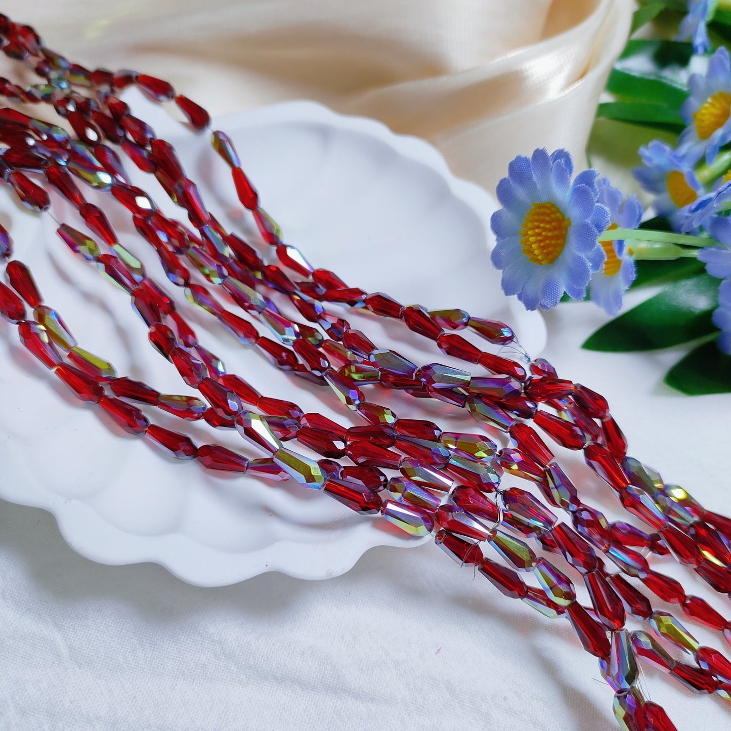 4*9mm K9 crystal glass tear drop beads70pcs per strand for DIY bracelet & necklace & keychainaccessories