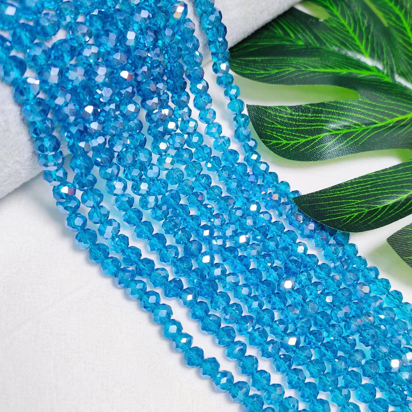 6mm K9 crystal glass flat beads 80pcs perstrand for DIY bracelet & necklace & keychain accessories
