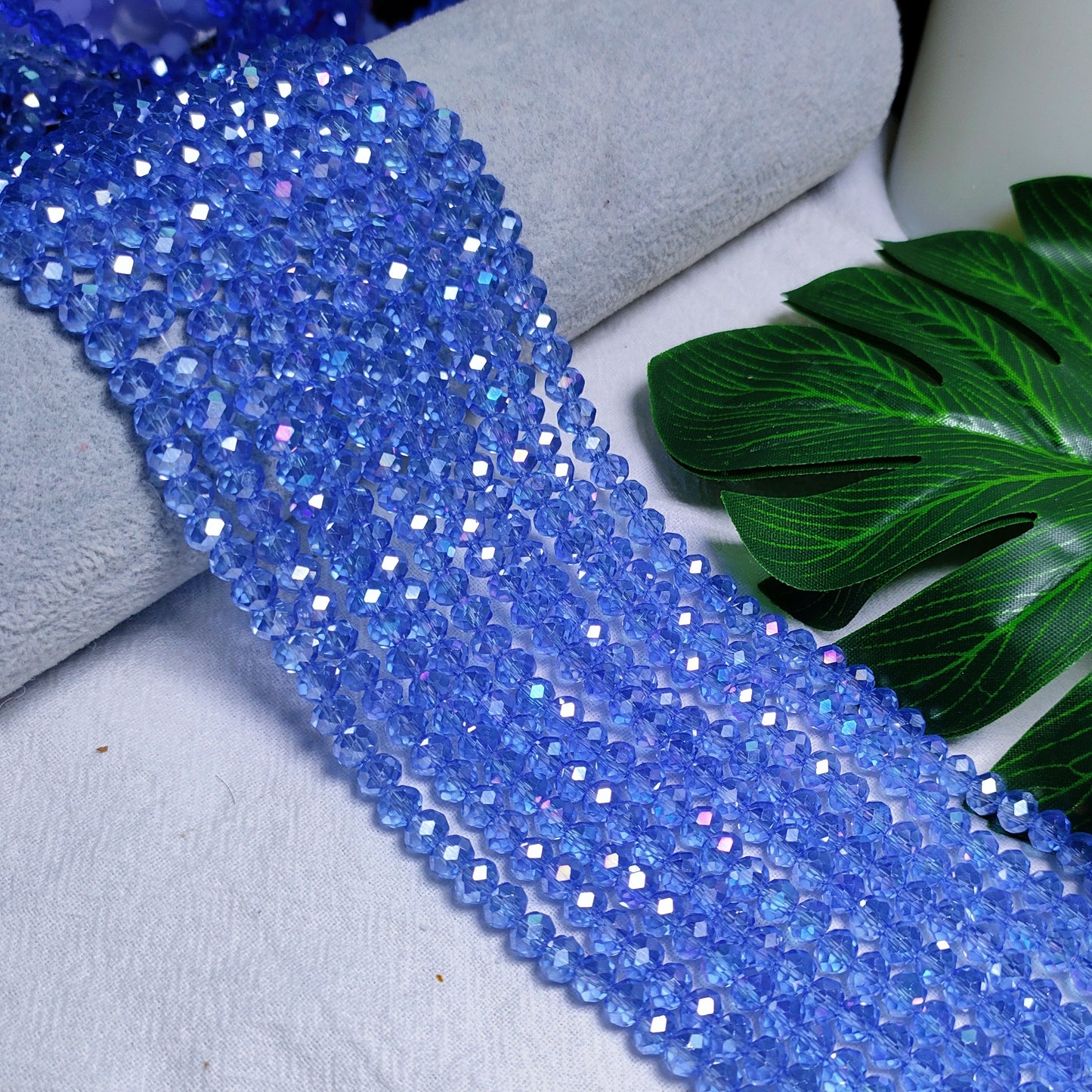 6mm K9 crystal glass flat beads 80pcs perstrand for DIY bracelet & necklace & keychain accessories