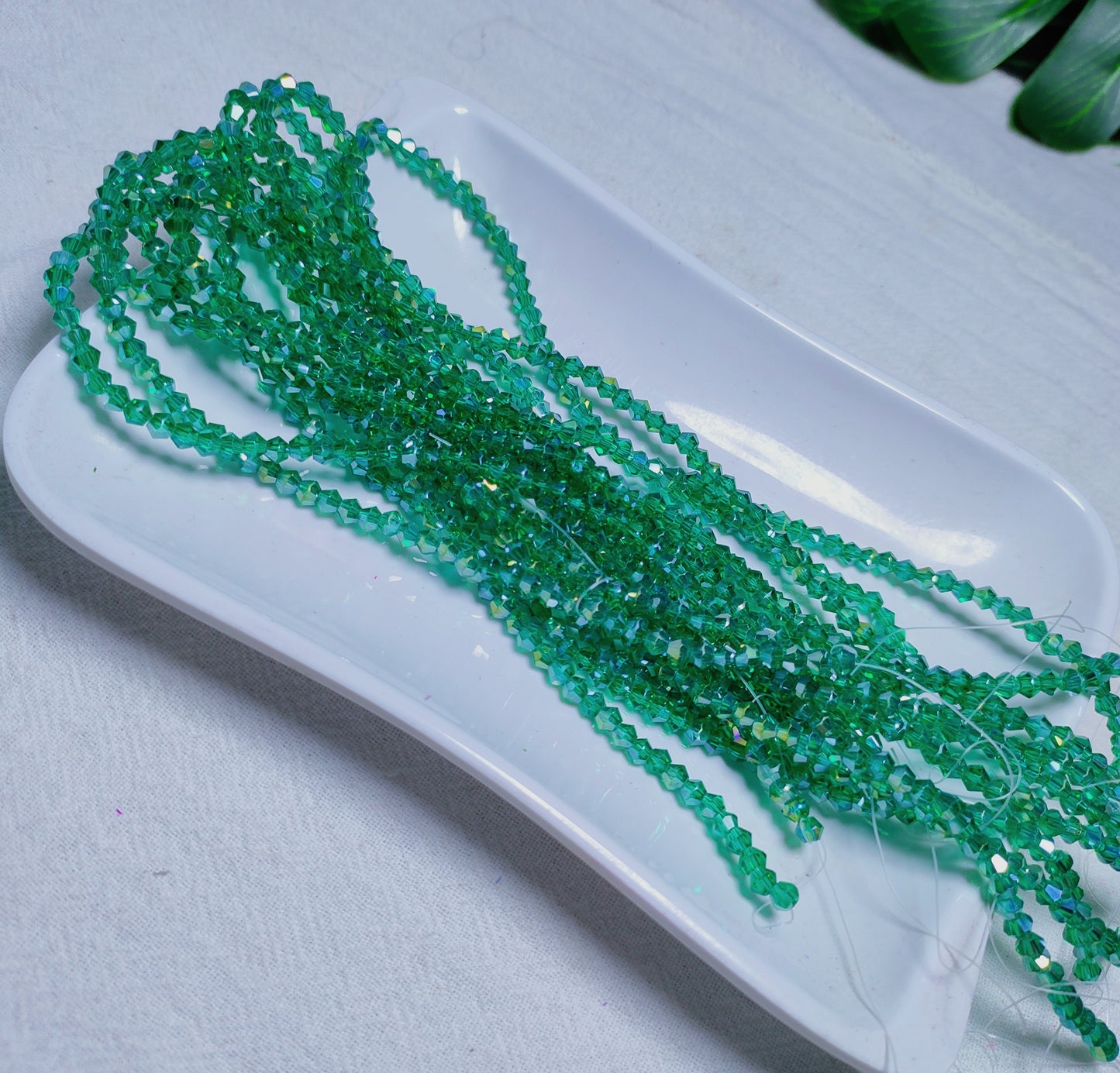 3mm K9 crystal glass bicone beads 11opcsper strand for DIY bracelet & necklace & keychainaccessories