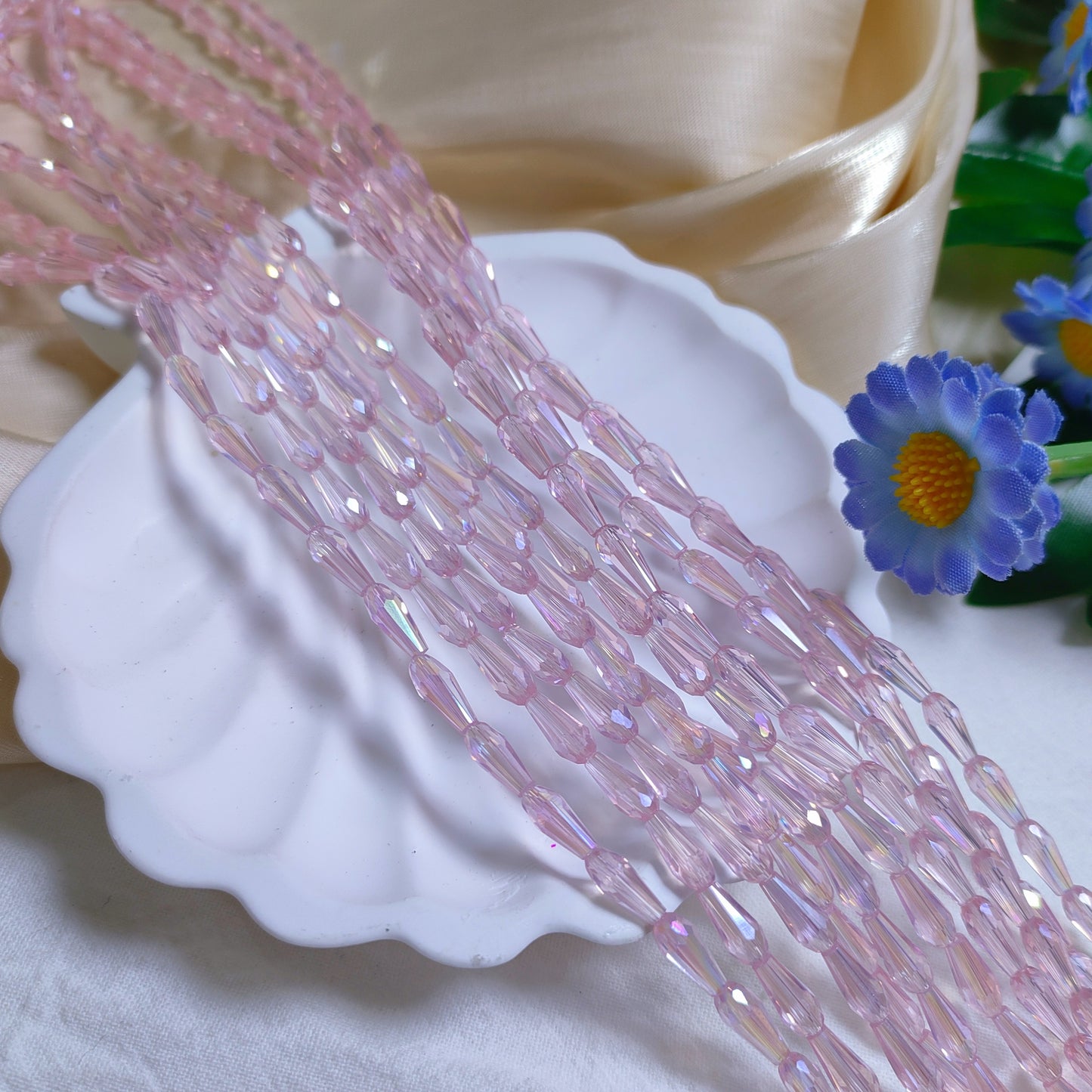 4*9mm K9 crystal glass tear drop beads70pcs per strand for DIY bracelet & necklace & keychainaccessories