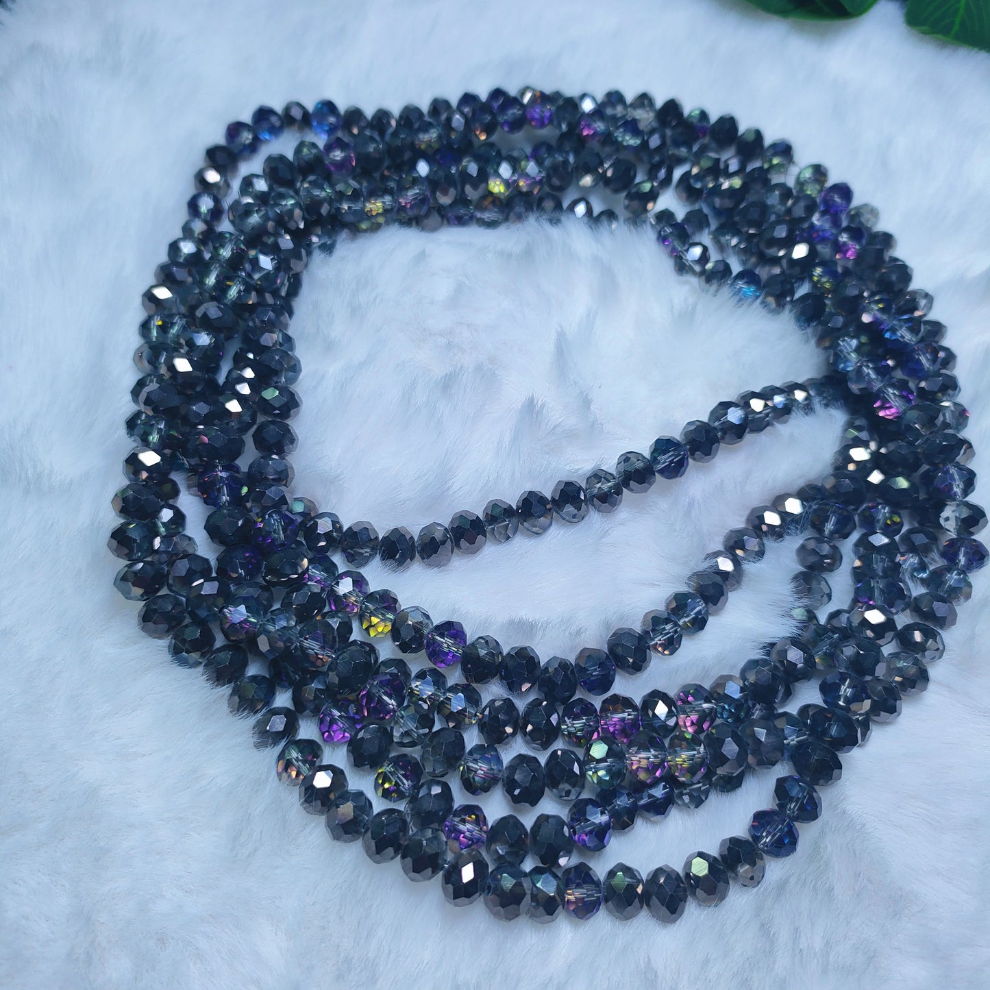 8mm K9 crystal glass flat beads 60pcs perstrand for DIY bracelet & necklace & keychain accessories