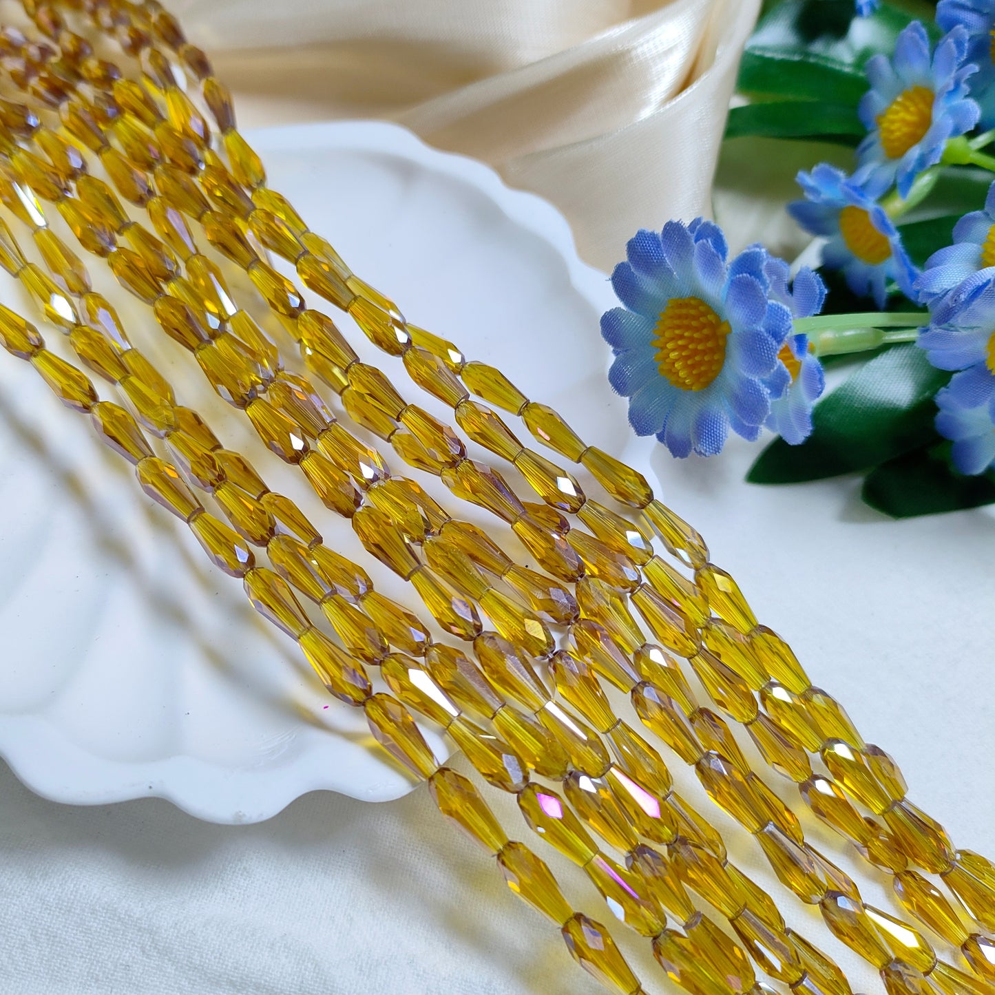 4*9mm K9 crystal glass tear drop beads70pcs per strand for DIY bracelet & necklace & keychainaccessories