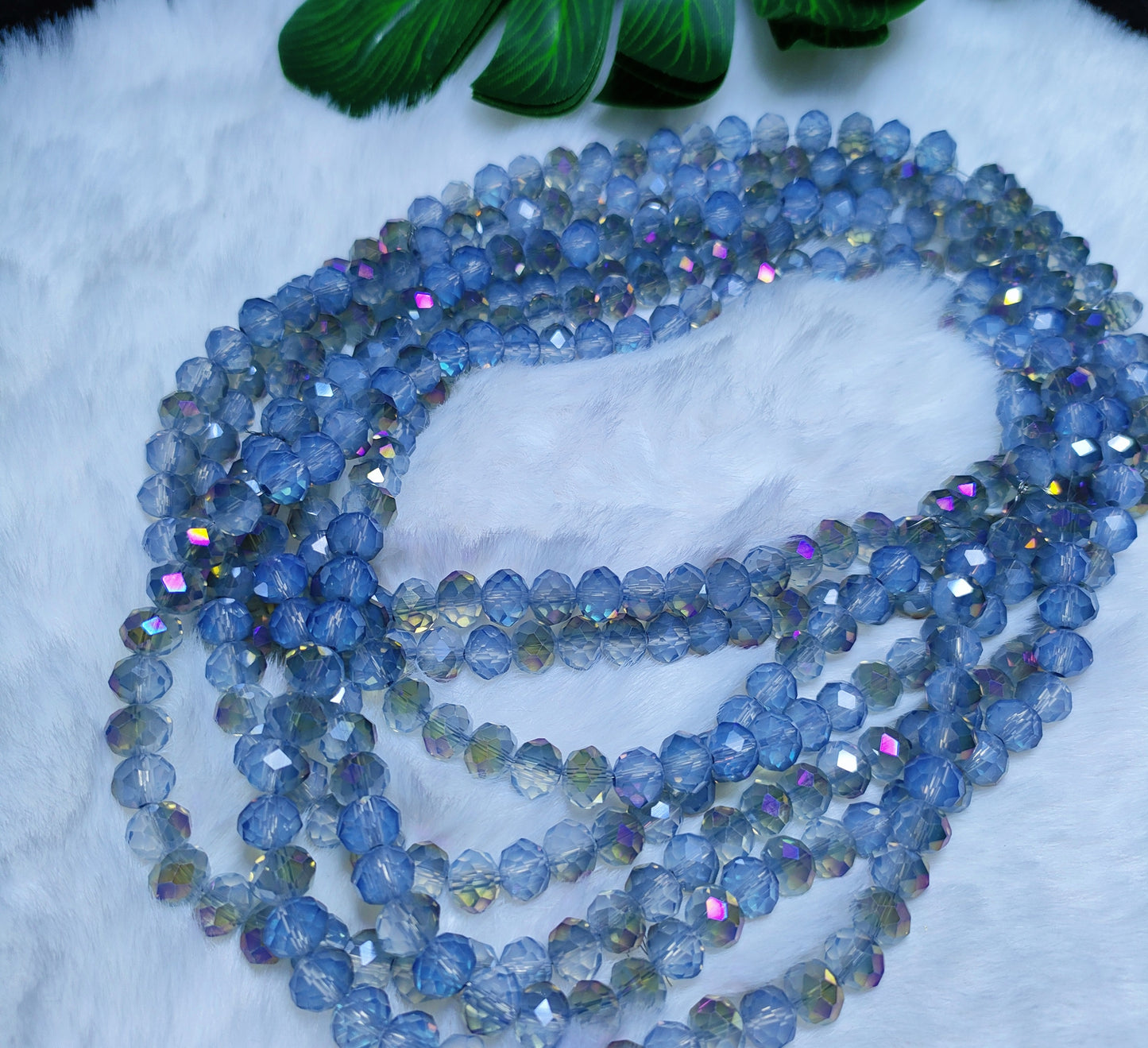 8mm K9 crystal glass flat beads 60pcs perstrand for DIY bracelet & necklace & keychain accessories