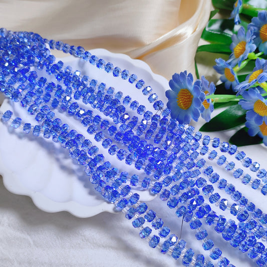 6mm K9 crystal glass wheel beads 99pcsperstrand for DIY bracelet & necklace & keychainaccessories