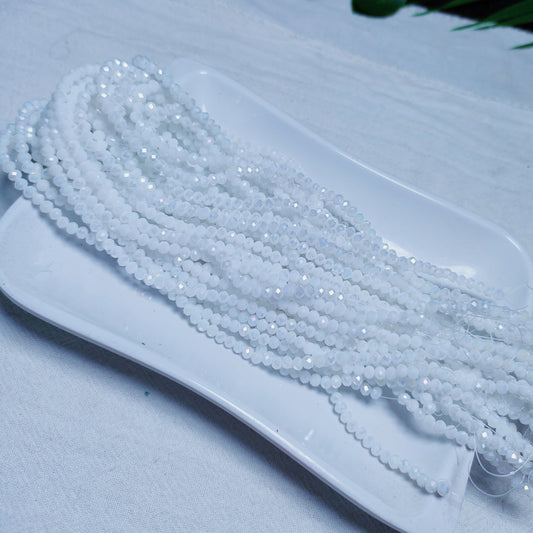 3mm K9 crystal glass flat beads 113pcs perstrand for DIY bracelet & necklace & keychain accessories