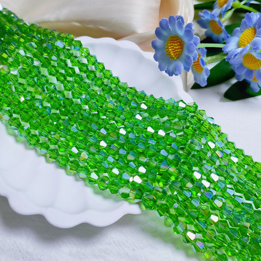 6mm K9 crystal glass bicone beads 45pcsper strand for DIY bracelet & necklace & keychainaccessories