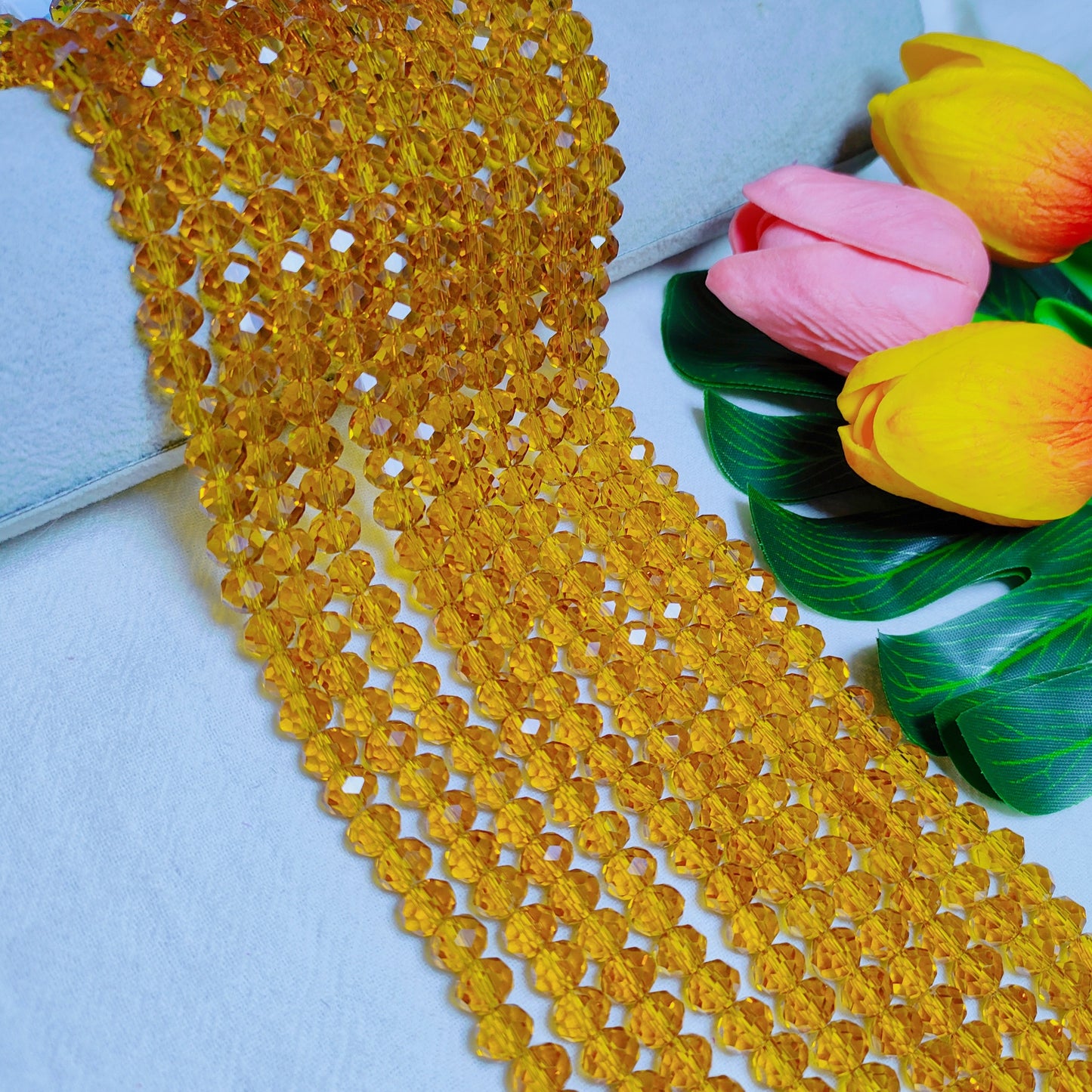 6mm K9 crystal glass flat beads 80pcs perstrand for DIY bracelet & necklace & keychain accessories