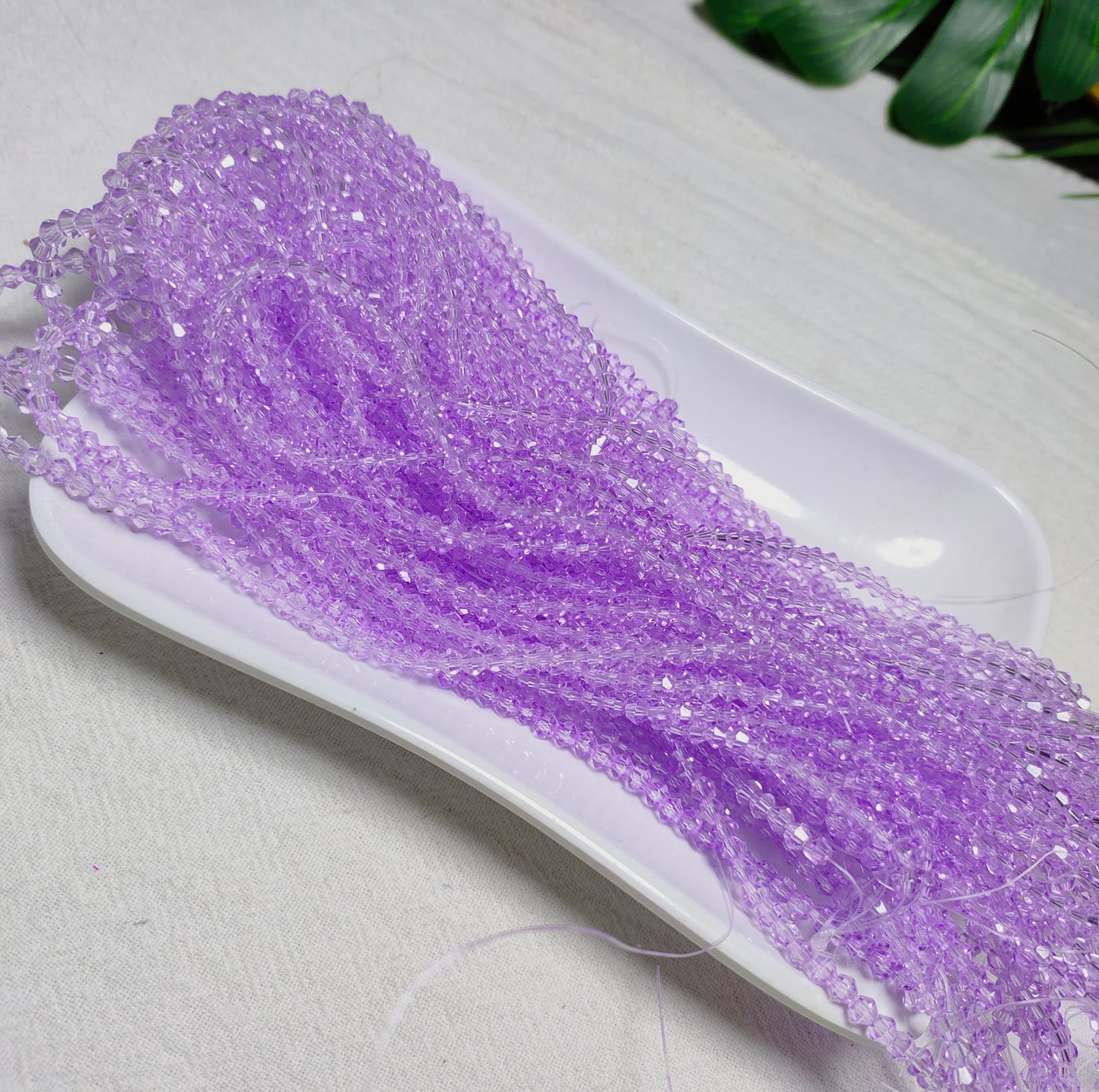 3mm K9 crystal glass bicone beads 11opcsper strand for DIY bracelet & necklace & keychainaccessories