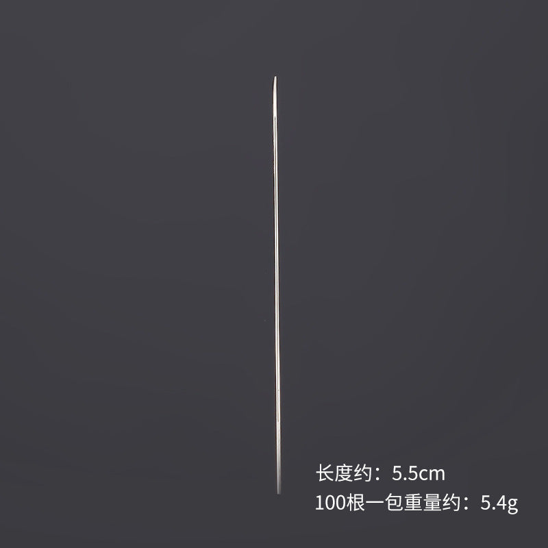 Diy beading tool for necklace making - open-end beading needle for jewelry accessories