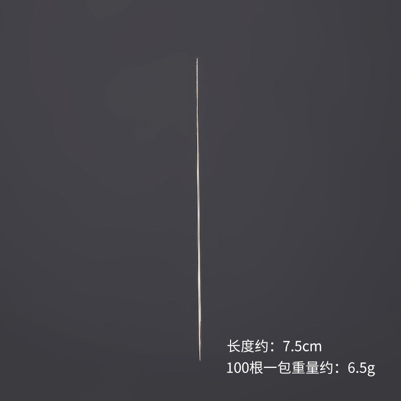 Diy beading tool for necklace making - open-end beading needle for jewelry accessories