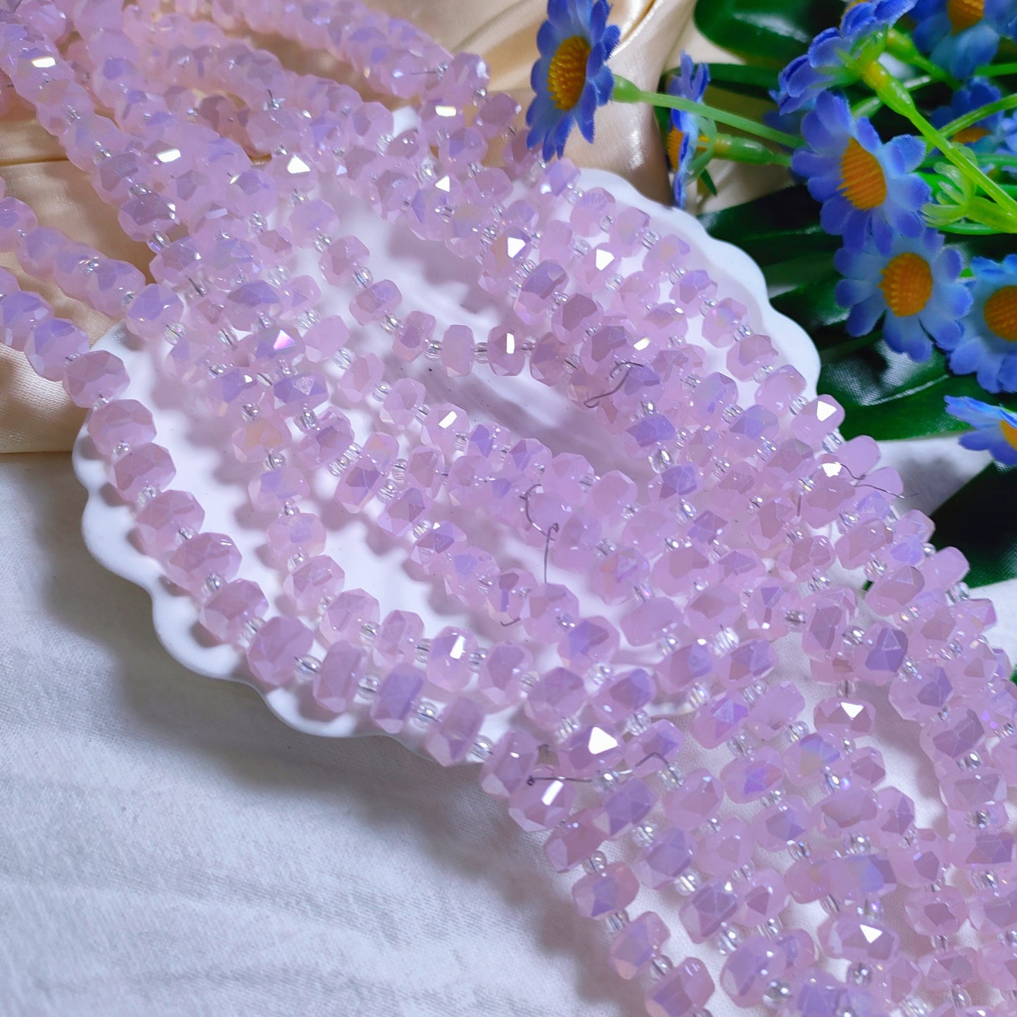 8mm K9 crystal glass wheel beads 79pcsper strand for DIY bracelet & necklace & keychainaccessories
