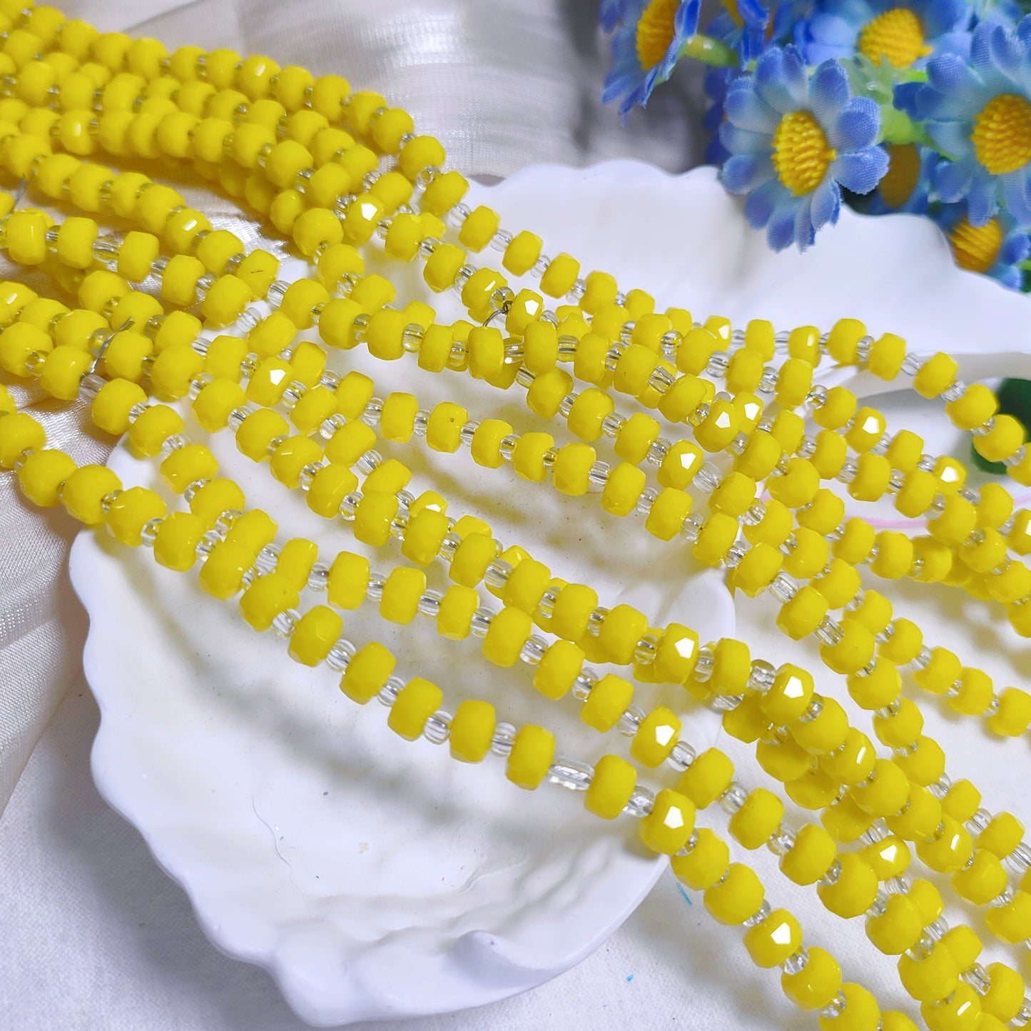 6mm K9 crystal glass wheel beads 99pcsperstrand for DIY bracelet & necklace & keychainaccessories