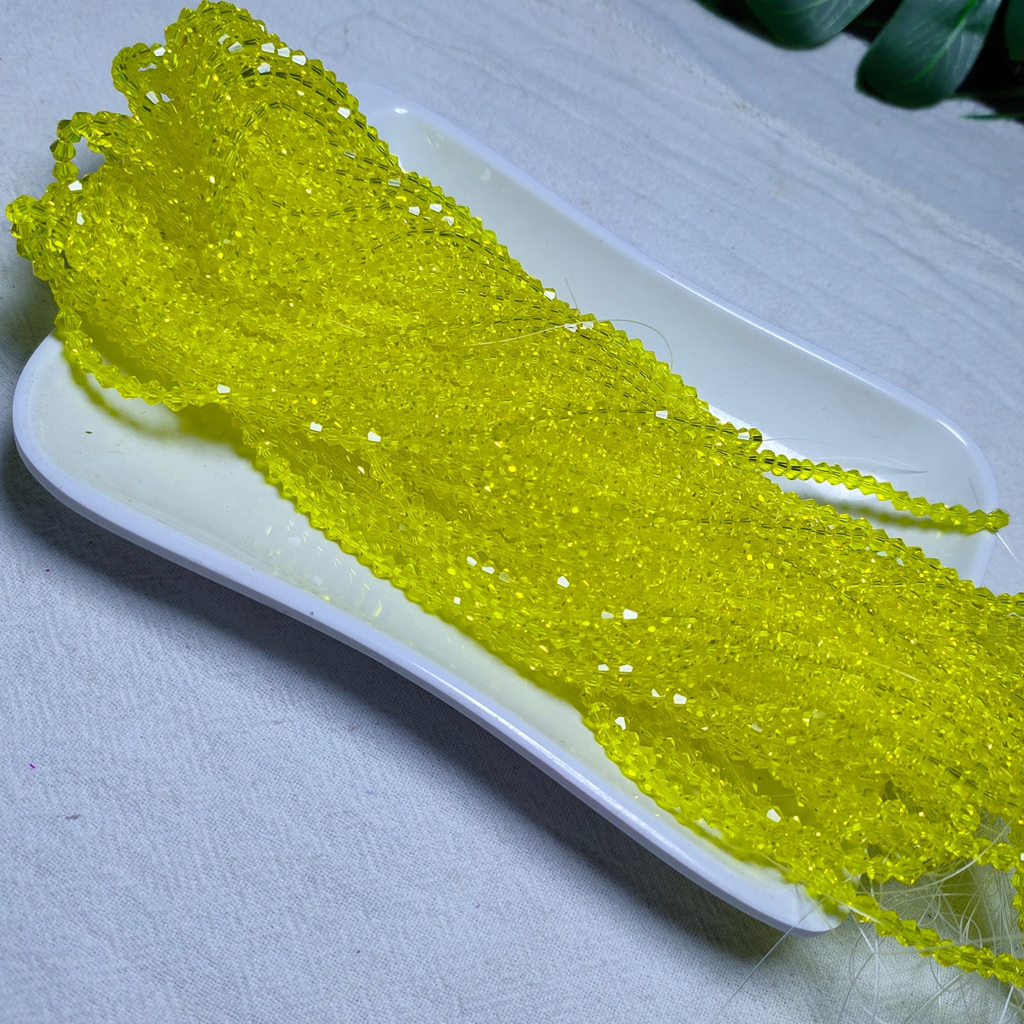 3mm K9 crystal glass bicone beads 11opcsper strand for DIY bracelet & necklace & keychainaccessories