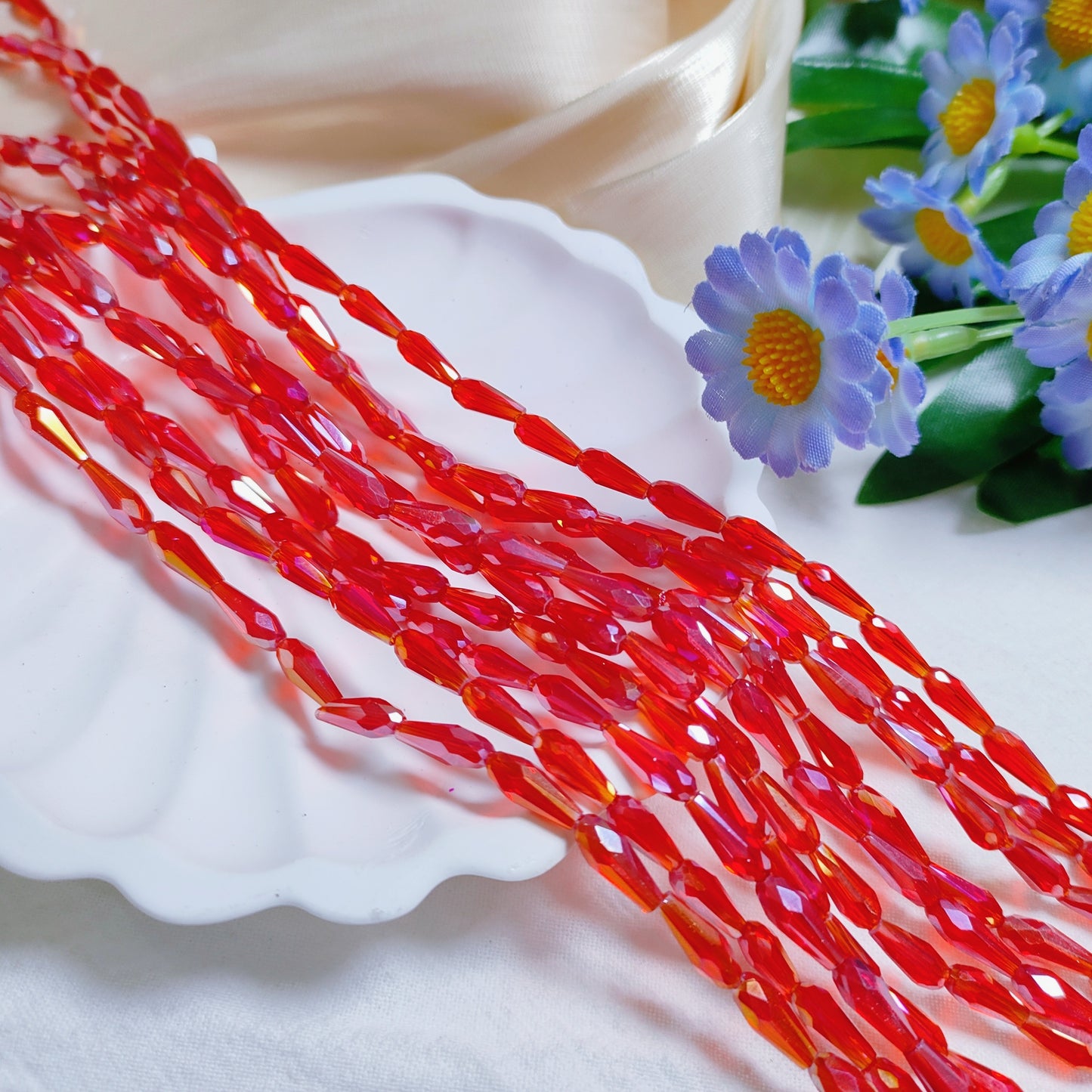 4*9mm K9 crystal glass tear drop beads70pcs per strand for DIY bracelet & necklace & keychainaccessories