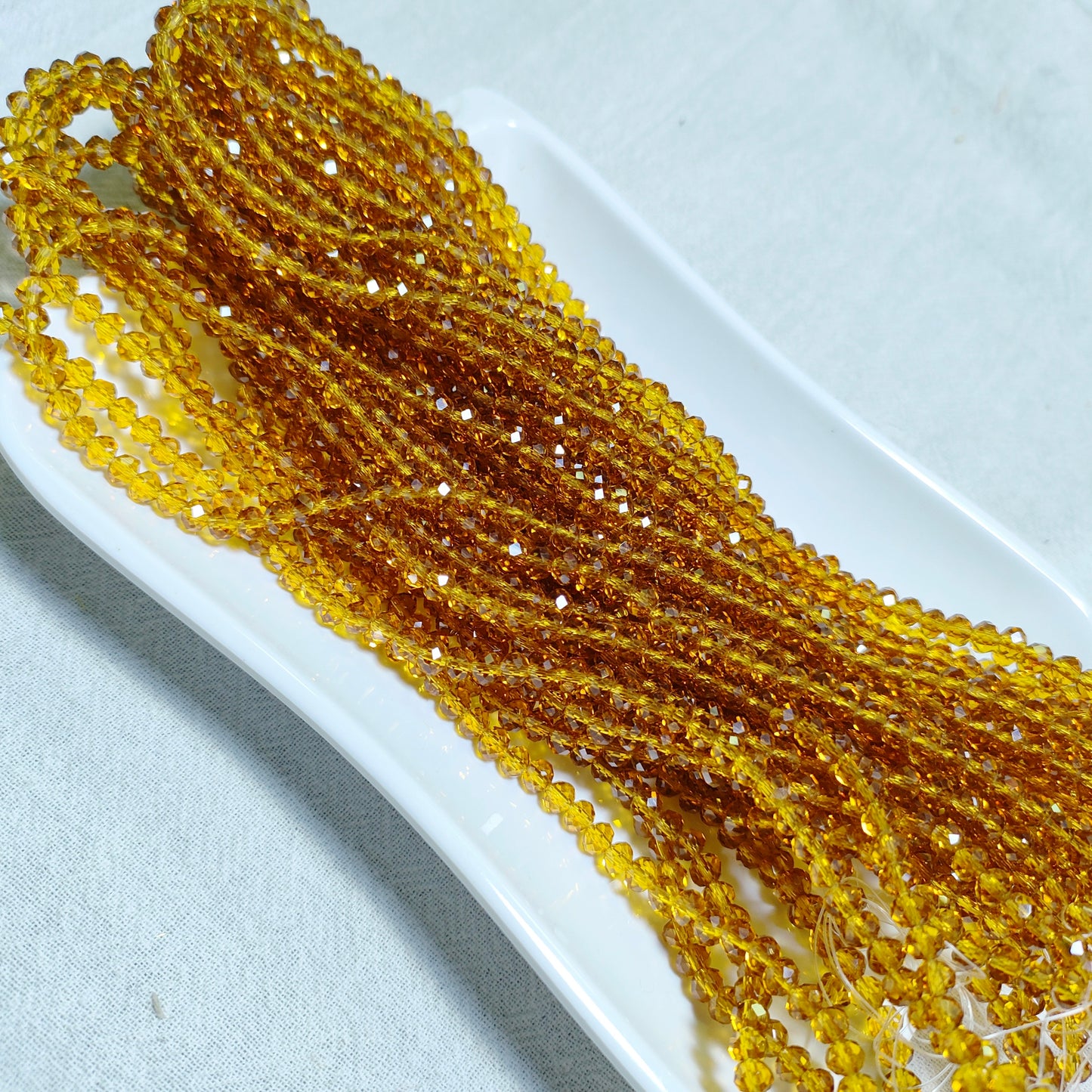 4mm K9 crystal glass flat beads 110pcs perstrand for DIY bracelet & necklace & keychain accessories