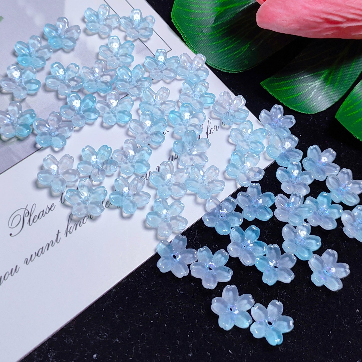 10mm K9 cerystal glass cherry flower &50pcsper bag for DIY braclelet& keychain&hair pin &car hanger material