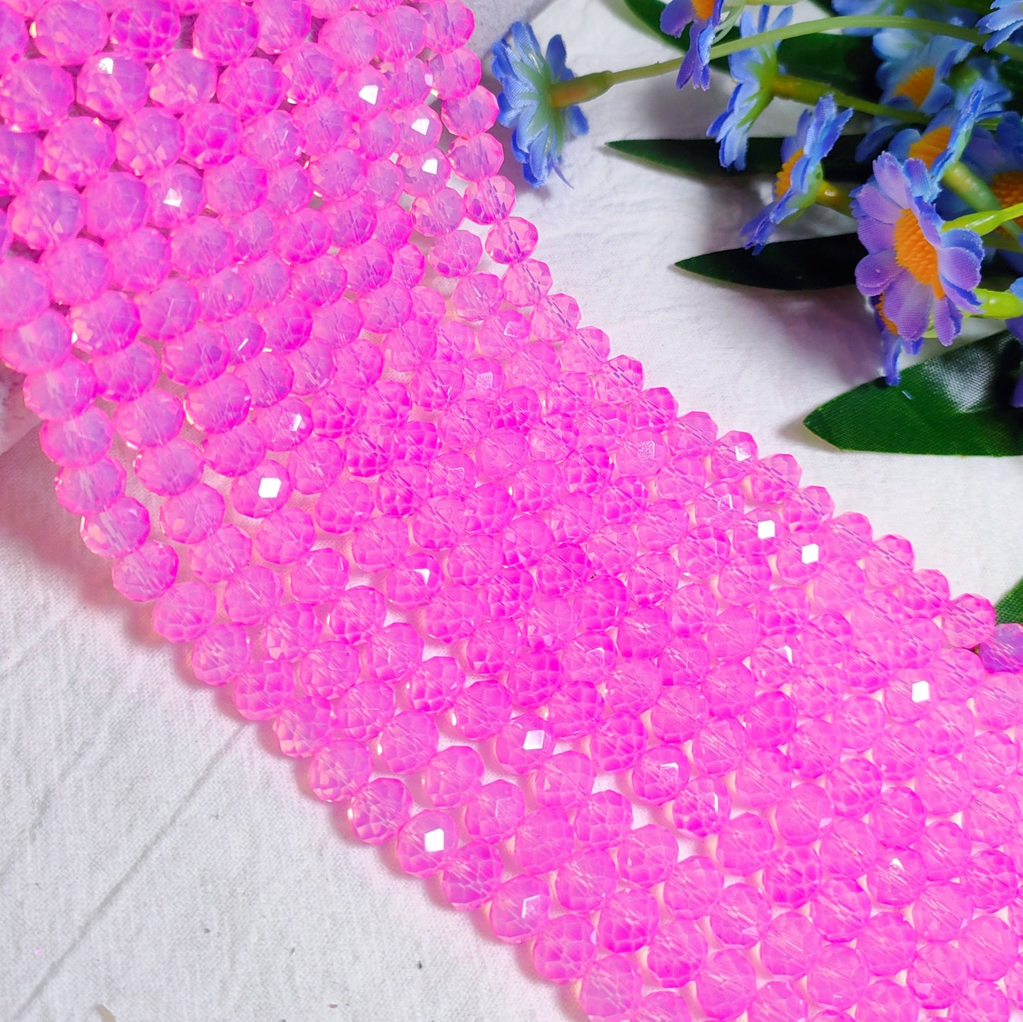 8mm K9 crystal glass flat beads 60pcs perstrand for DIY bracelet & necklace & keychain accessories