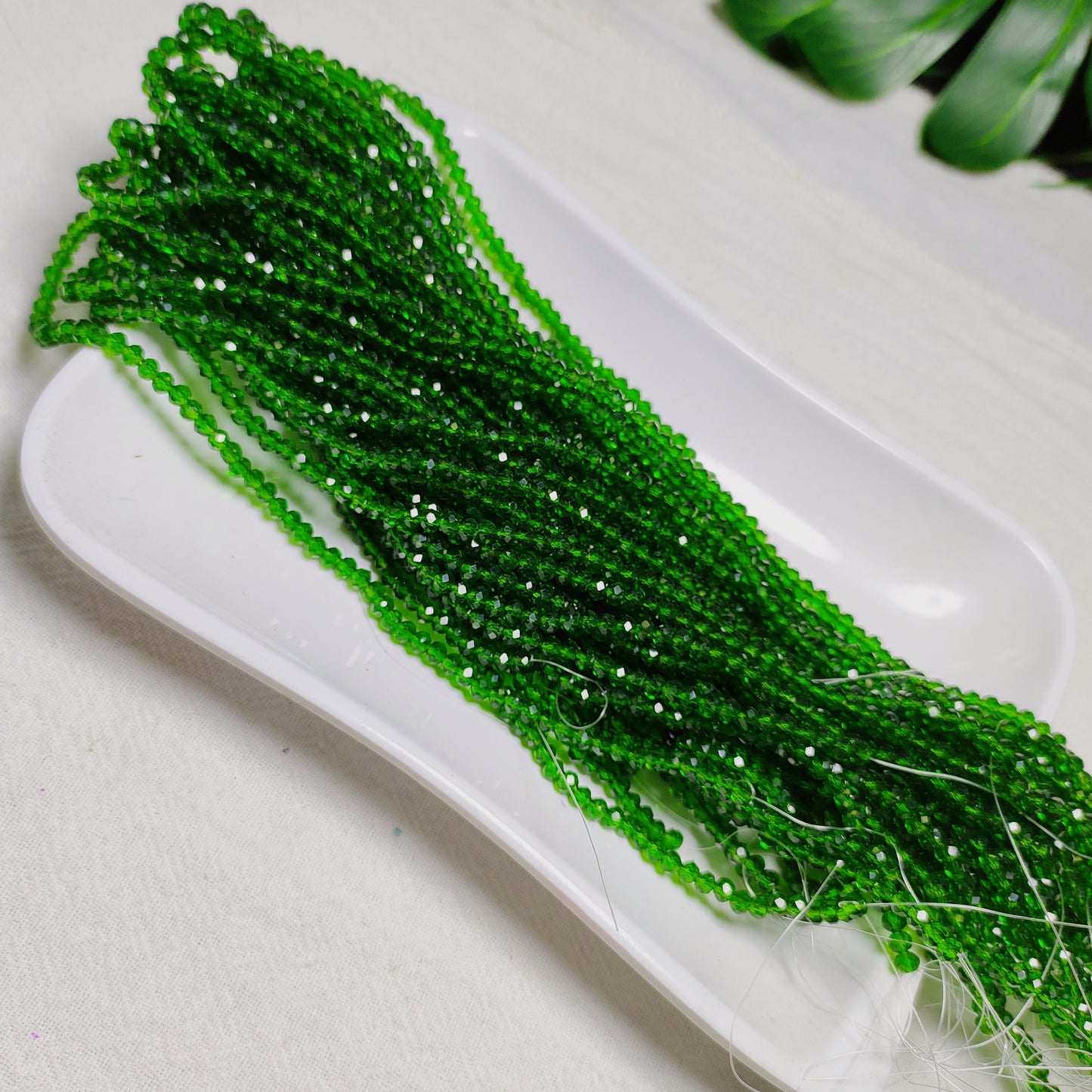 【5strands≈565pcs】3mm K9 crystal glass flat beads 113pcs perstrand for DIY bracelet & necklace & keychain accessories