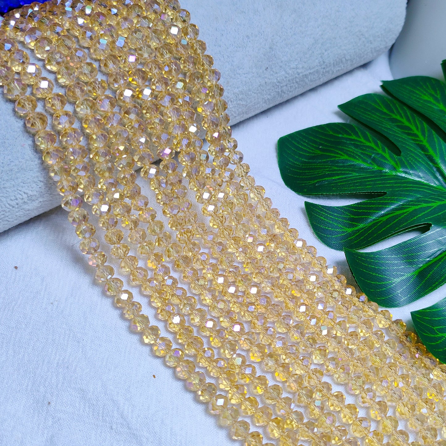 8mm K9 crystal glass flat beads 60pcs perstrand for DIY bracelet & necklace & keychain accessories