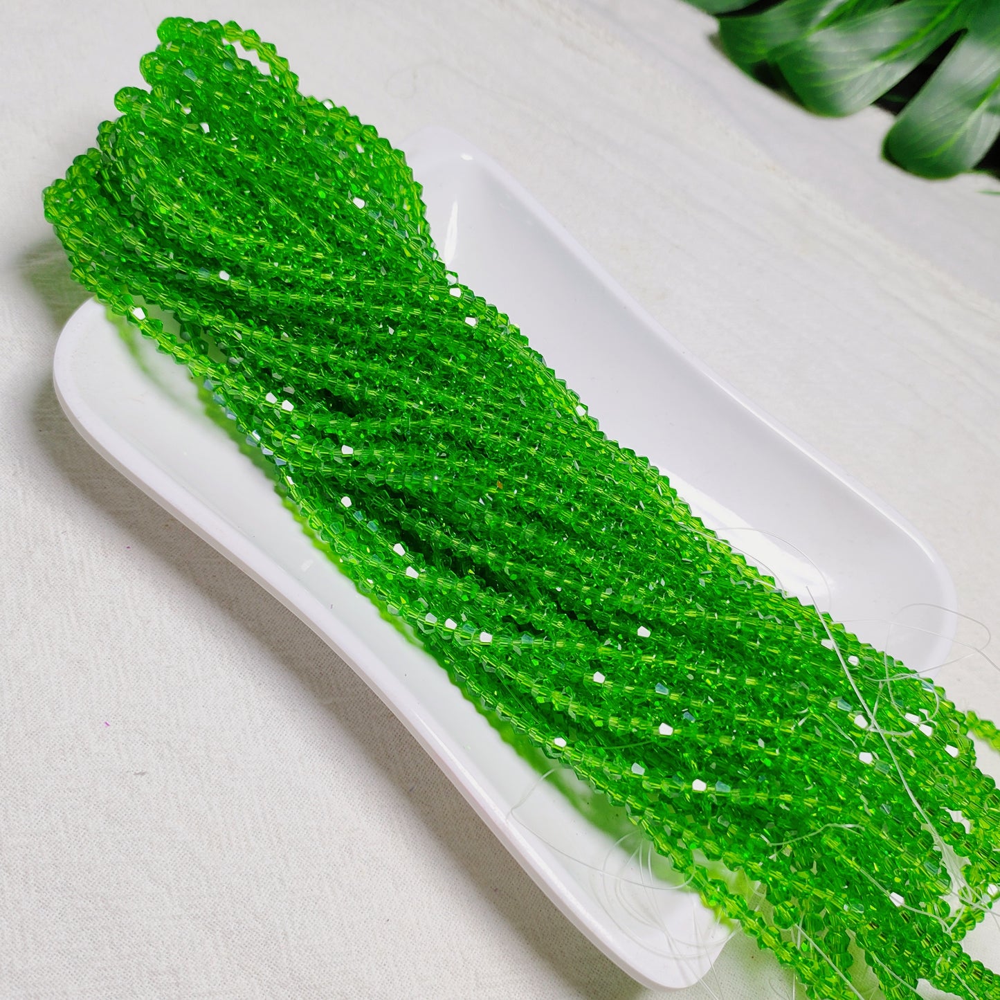 3mm K9 crystal glass bicone beads 11opcsper strand for DIY bracelet & necklace & keychainaccessories