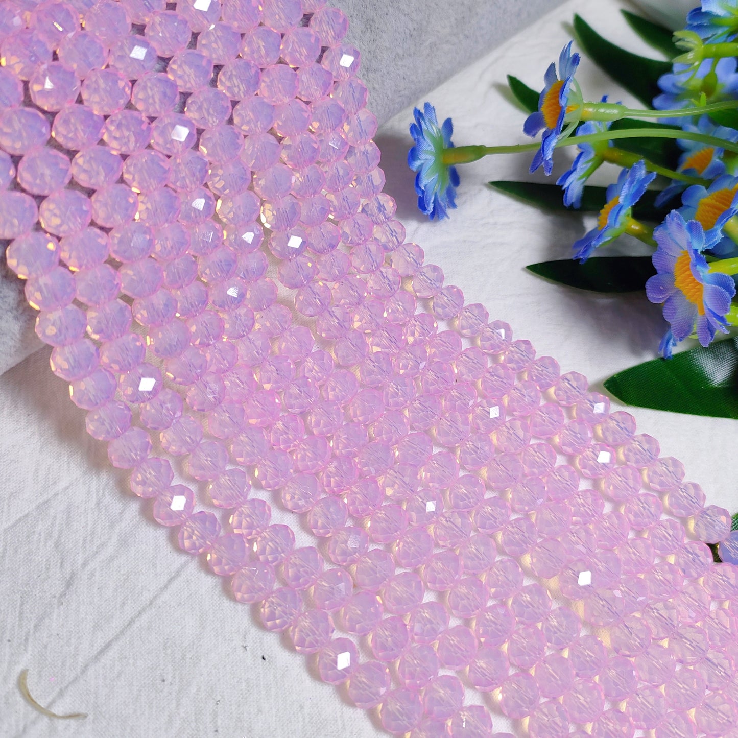 8mm K9 crystal glass flat beads 60pcs perstrand for DIY bracelet & necklace & keychain accessories