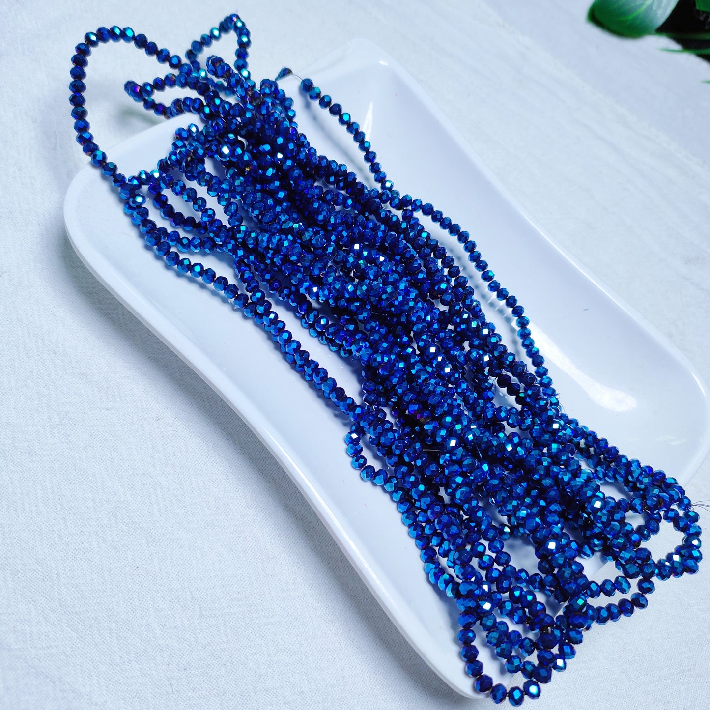 【5strands≈565pcs】3mm K9 crystal glass flat beads 113pcs perstrand for DIY bracelet & necklace & keychain accessories
