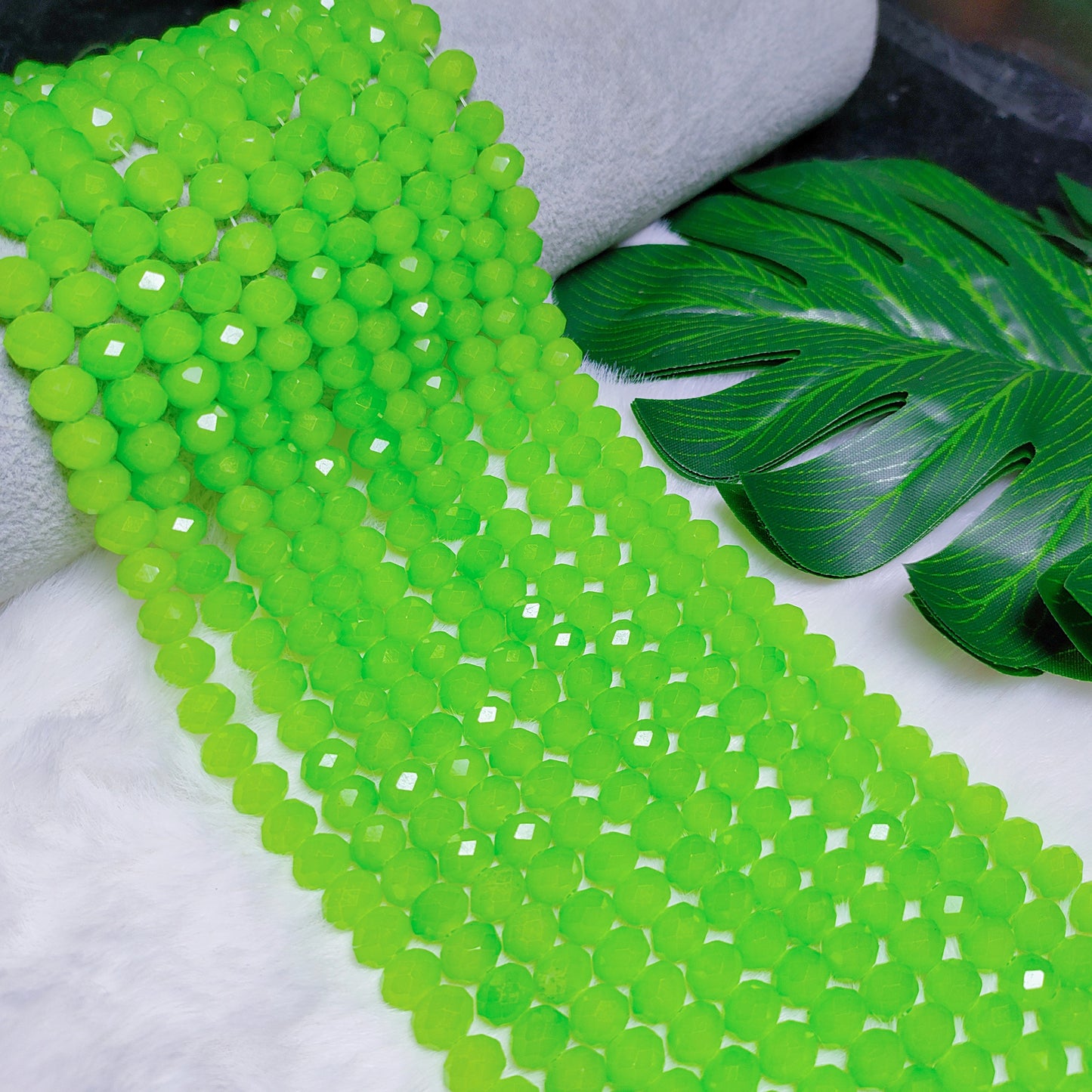 8mm K9 crystal glass flat beads 60pcs perstrand for DIY bracelet & necklace & keychain accessories