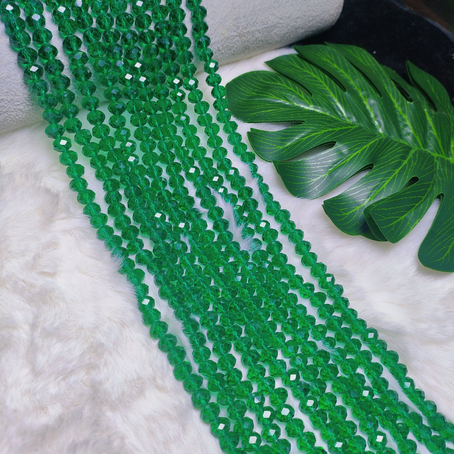 8mm K9 crystal glass flat beads 60pcs perstrand for DIY bracelet & necklace & keychain accessories