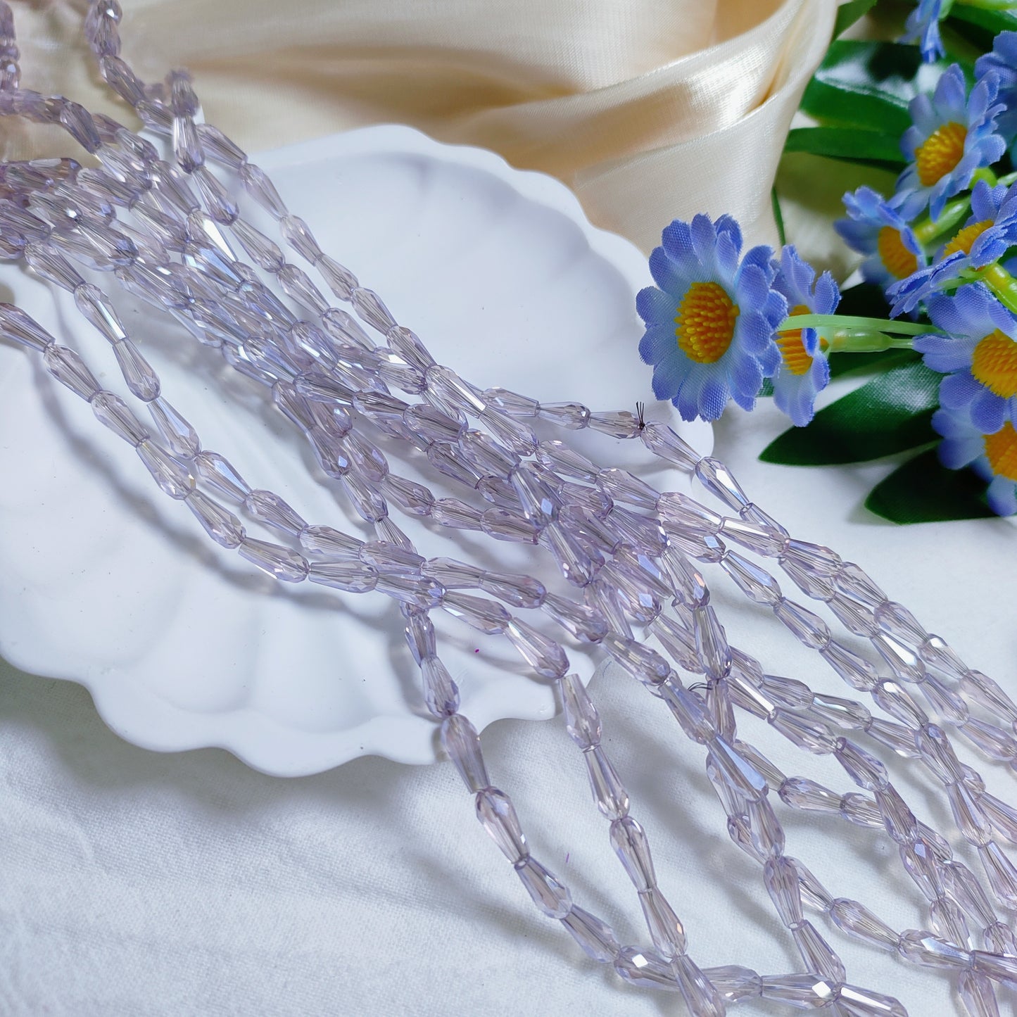 4*9mm K9 crystal glass tear drop beads70pcs per strand for DIY bracelet & necklace & keychainaccessories