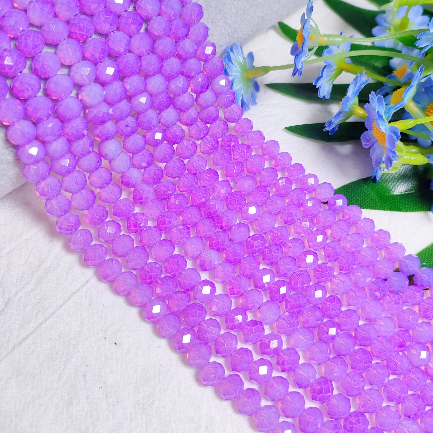 8mm K9 crystal glass flat beads 60pcs perstrand for DIY bracelet & necklace & keychain accessories