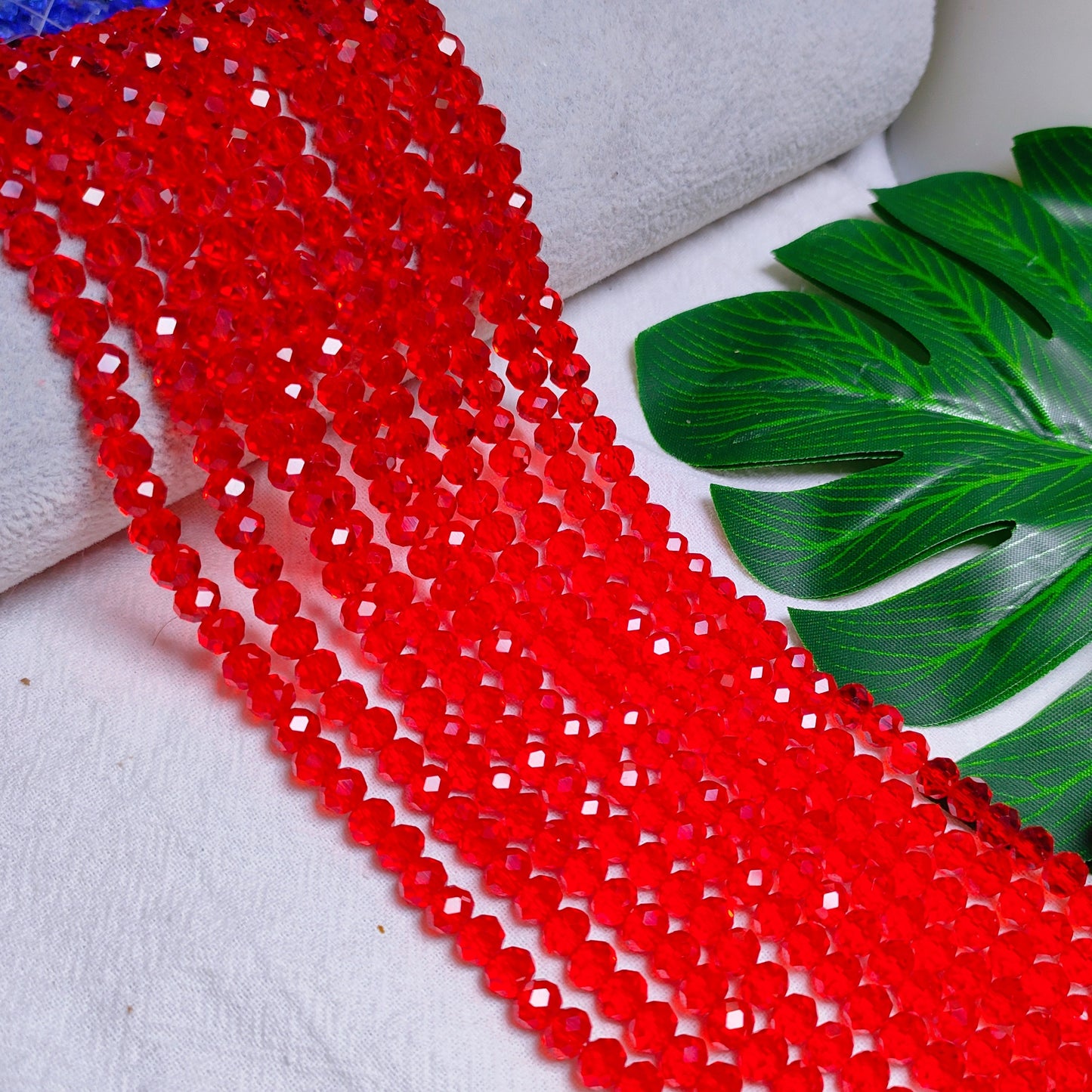 6mm K9 crystal glass flat beads 80pcs perstrand for DIY bracelet & necklace & keychain accessories