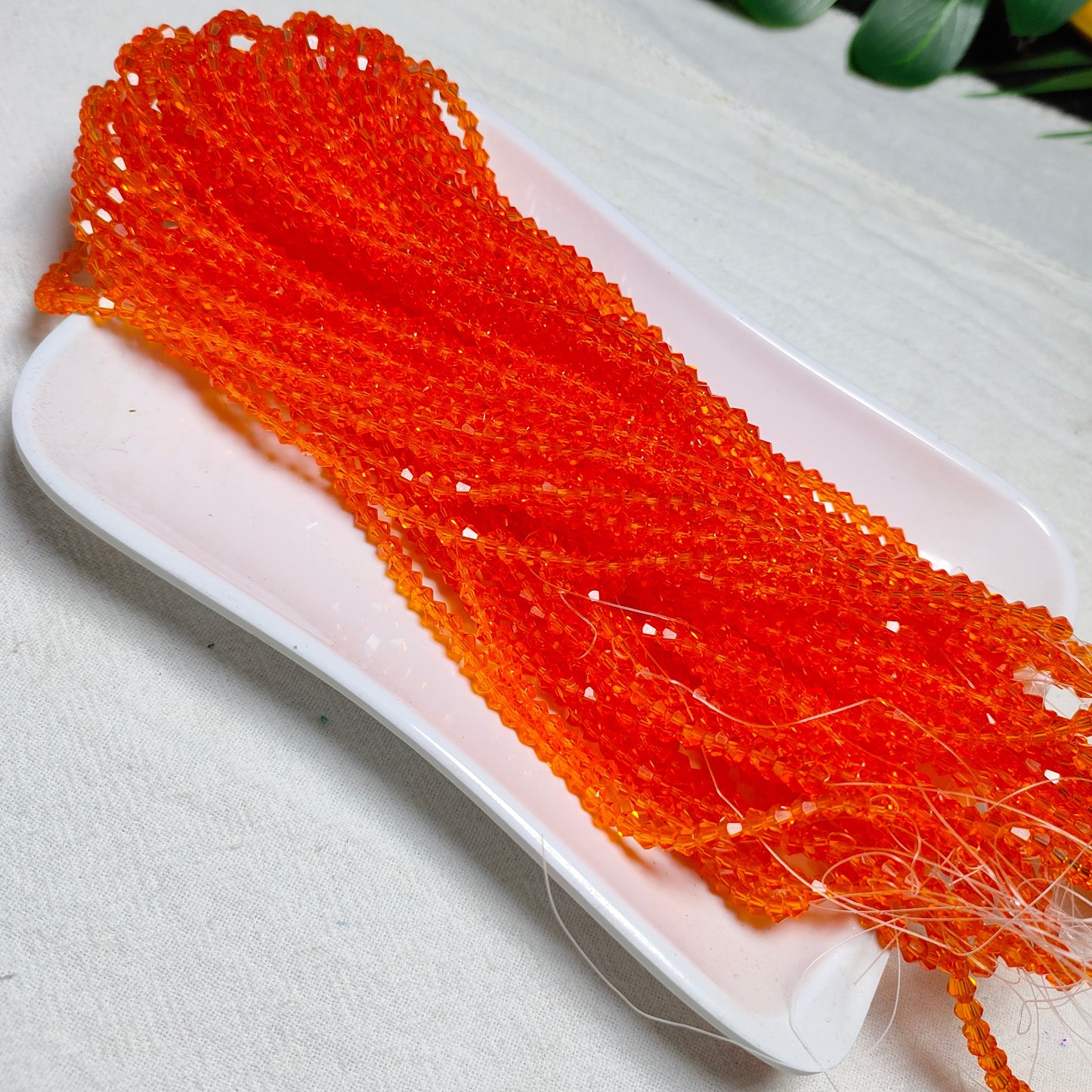 3mm K9 crystal glass bicone beads 11opcsper strand for DIY bracelet & necklace & keychainaccessories