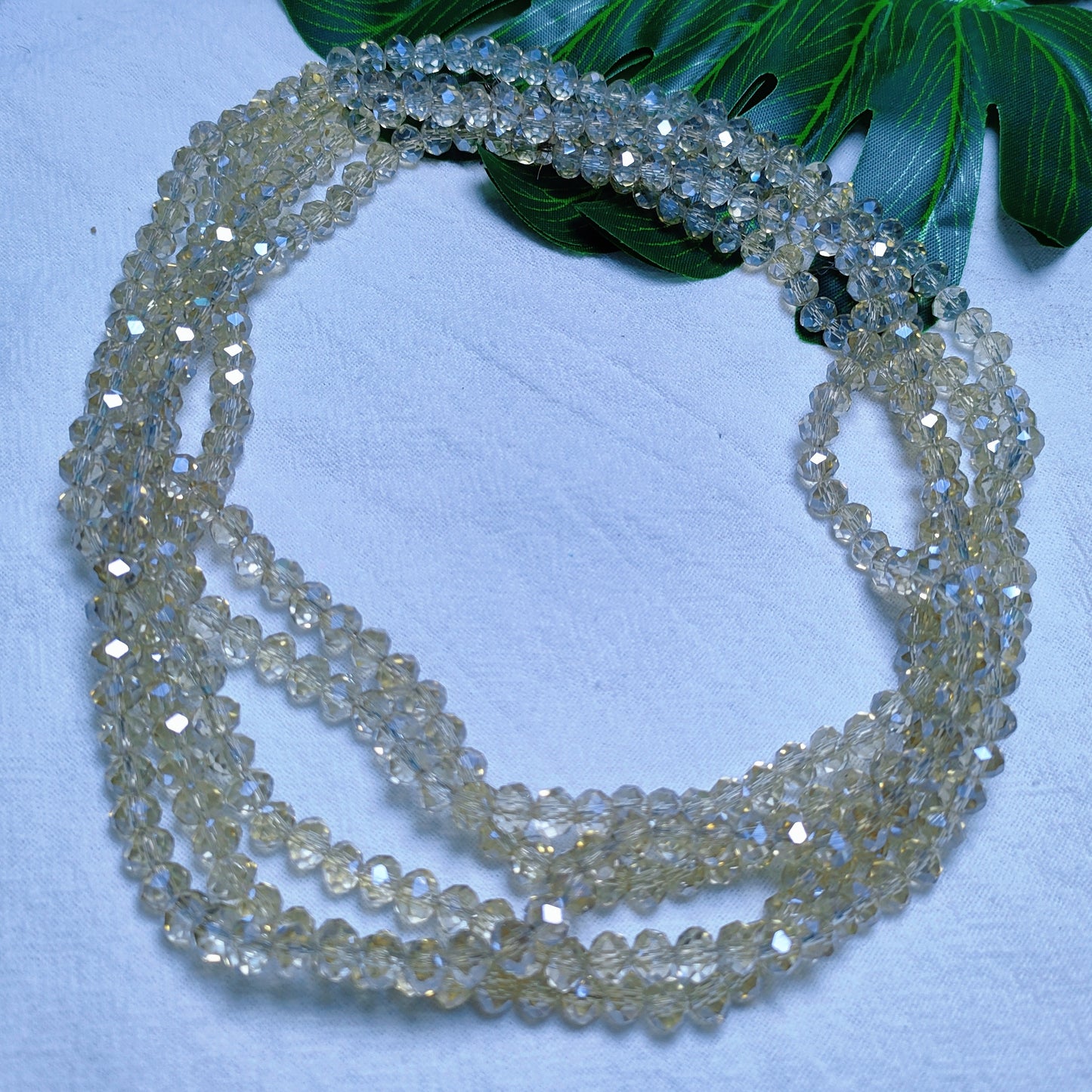 6mm K9 crystal glass flat beads 80pcs perstrand for DIY bracelet & necklace & keychain accessories