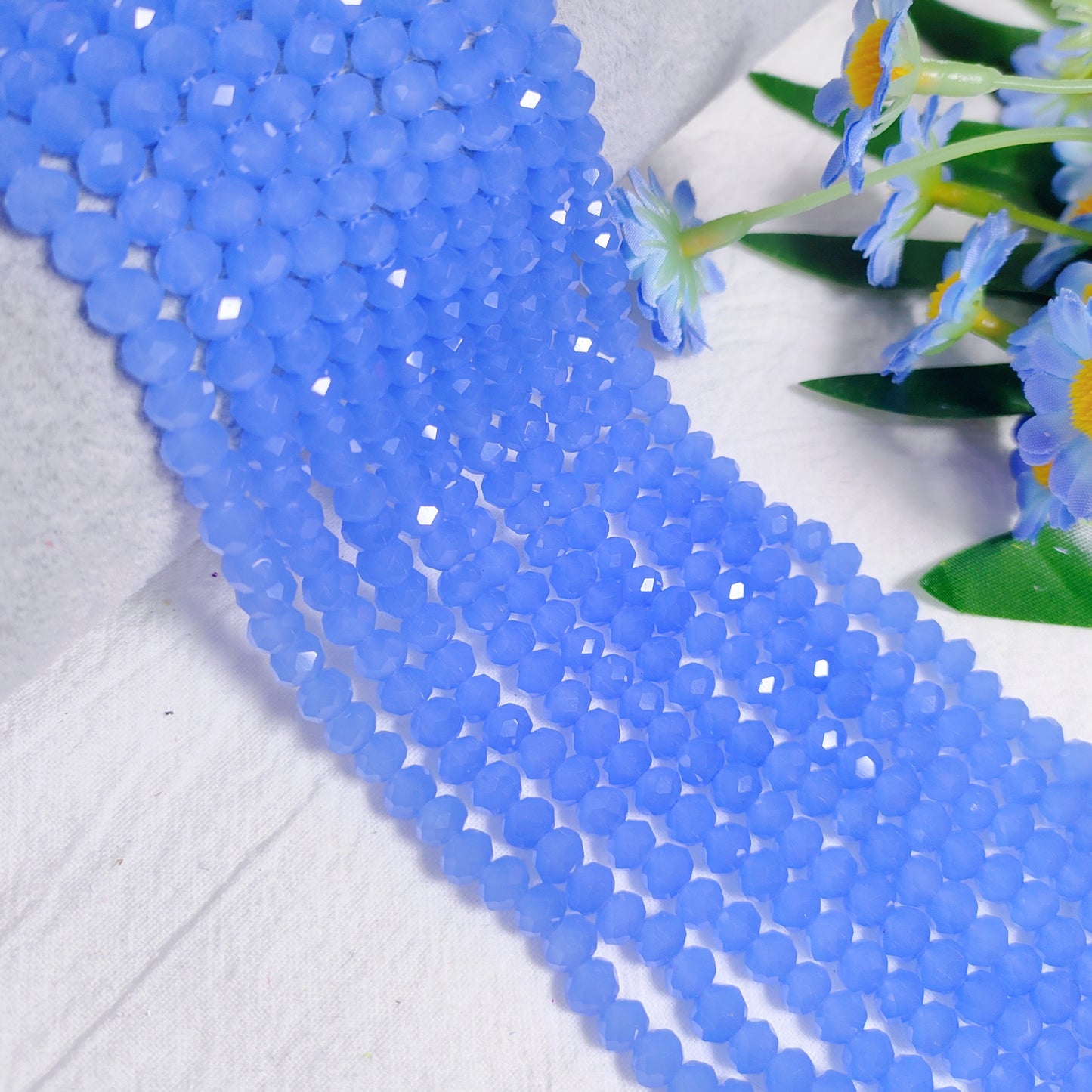 6mm K9 crystal glass flat beads 80pcs perstrand for DIY bracelet & necklace & keychain accessories